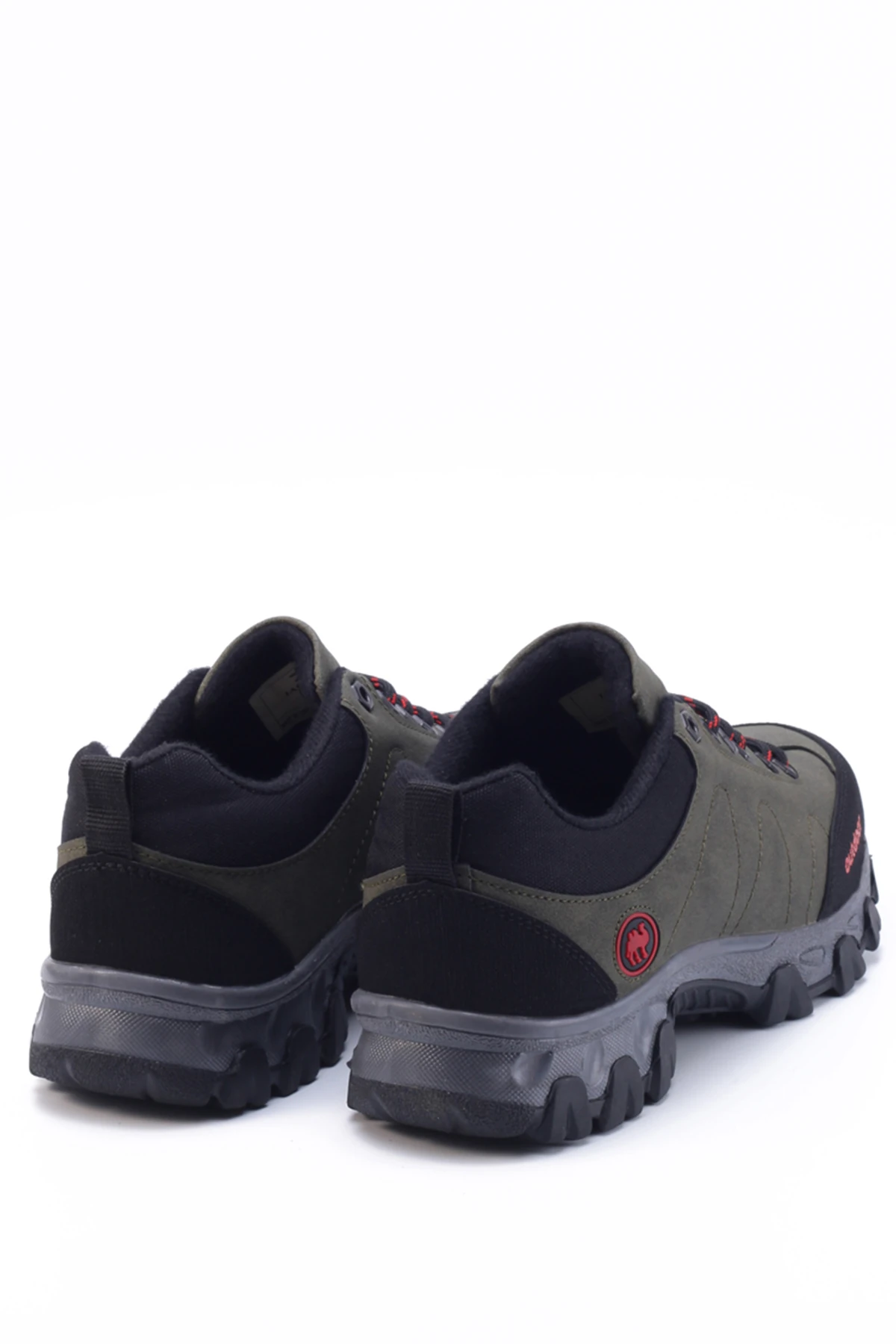 Kışlık Dayanıklı Bağcıklı Unisex Outdoor Bot Ayakkabı 4054 - Haki