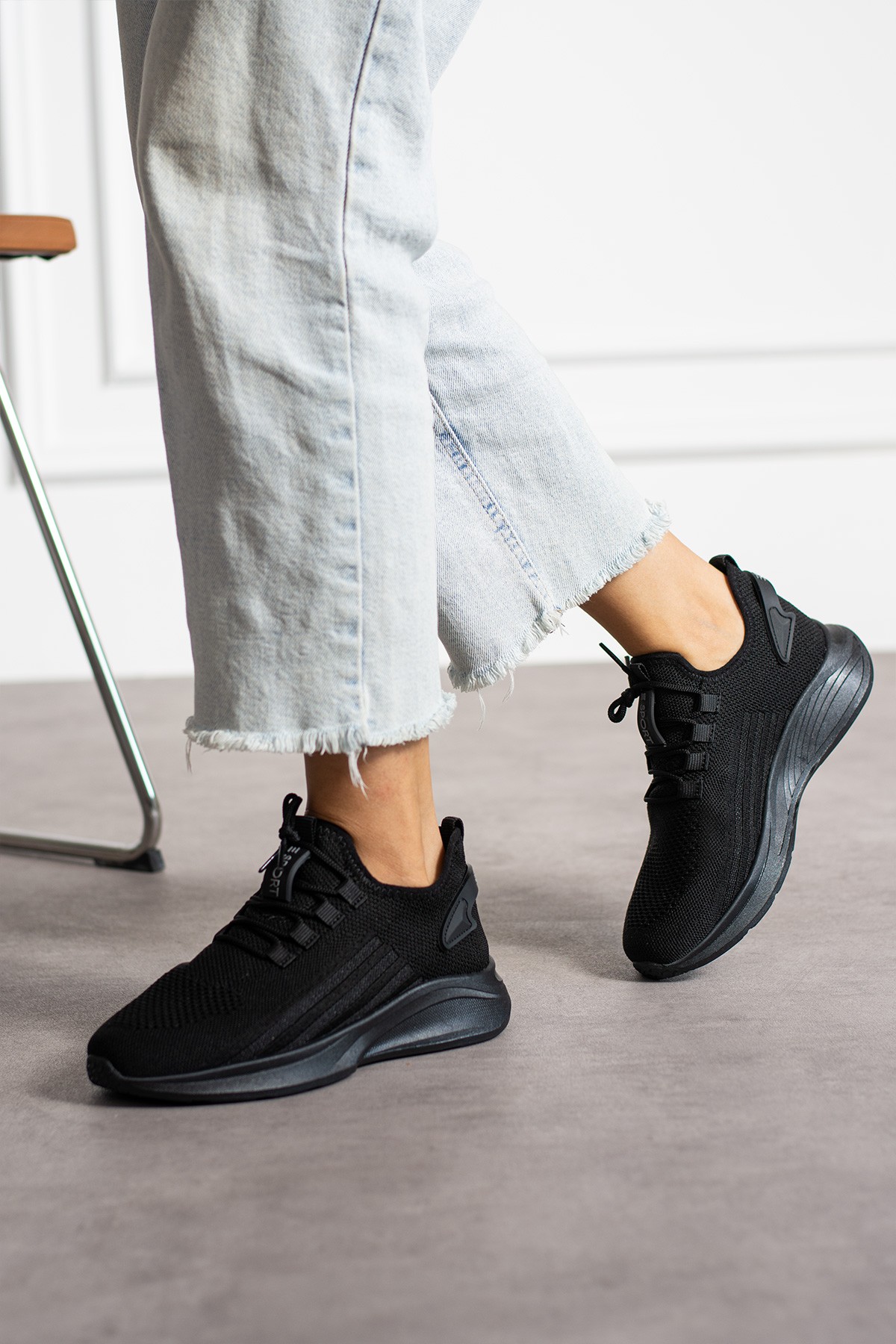 Unisex Yıkanabilir Rahat Hava Alabilen Kokusuz Triko Spor Ayakkabı Sneaker 015