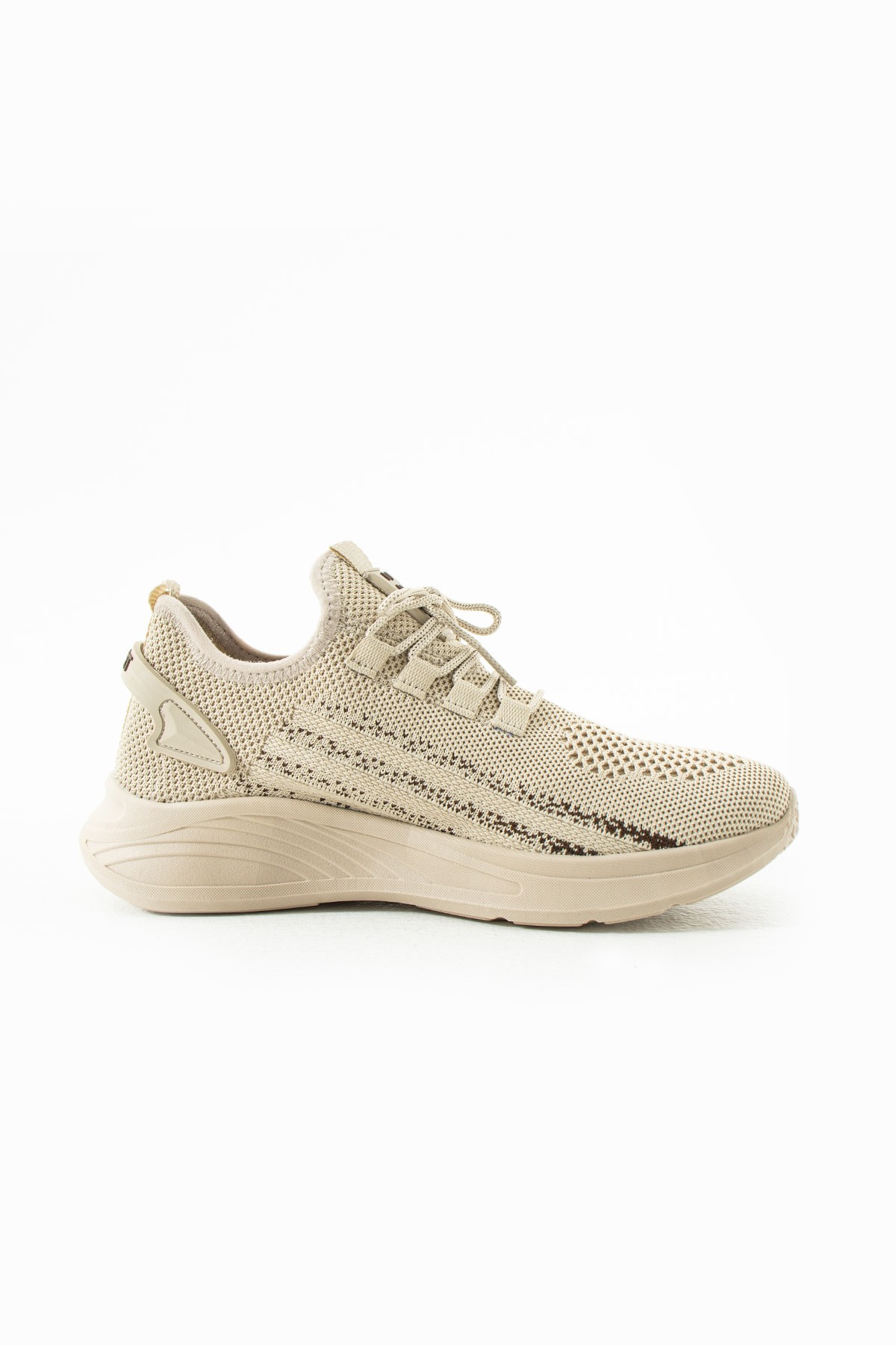 Unisex Yıkanabilir Rahat Hava Alabilen Kokusuz Triko Spor Ayakkabı Sneaker 015 - Bej