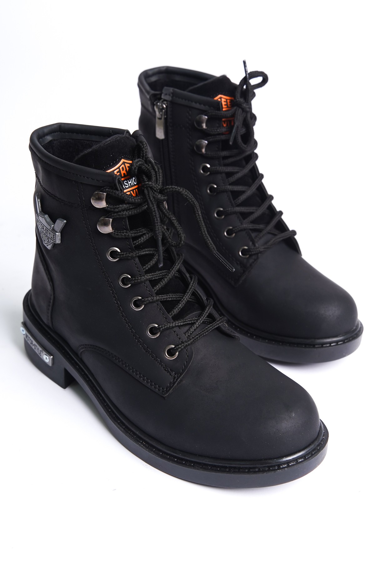 Unisex Kışlık Dayanıklı Kaymaz Taban Bağcıklı Bot Postal Outdoor SNV01