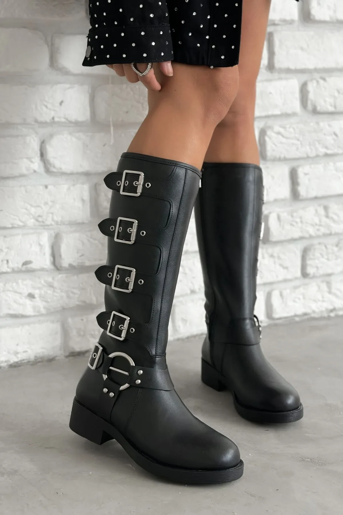 Kadın Tokalı Çizme 458