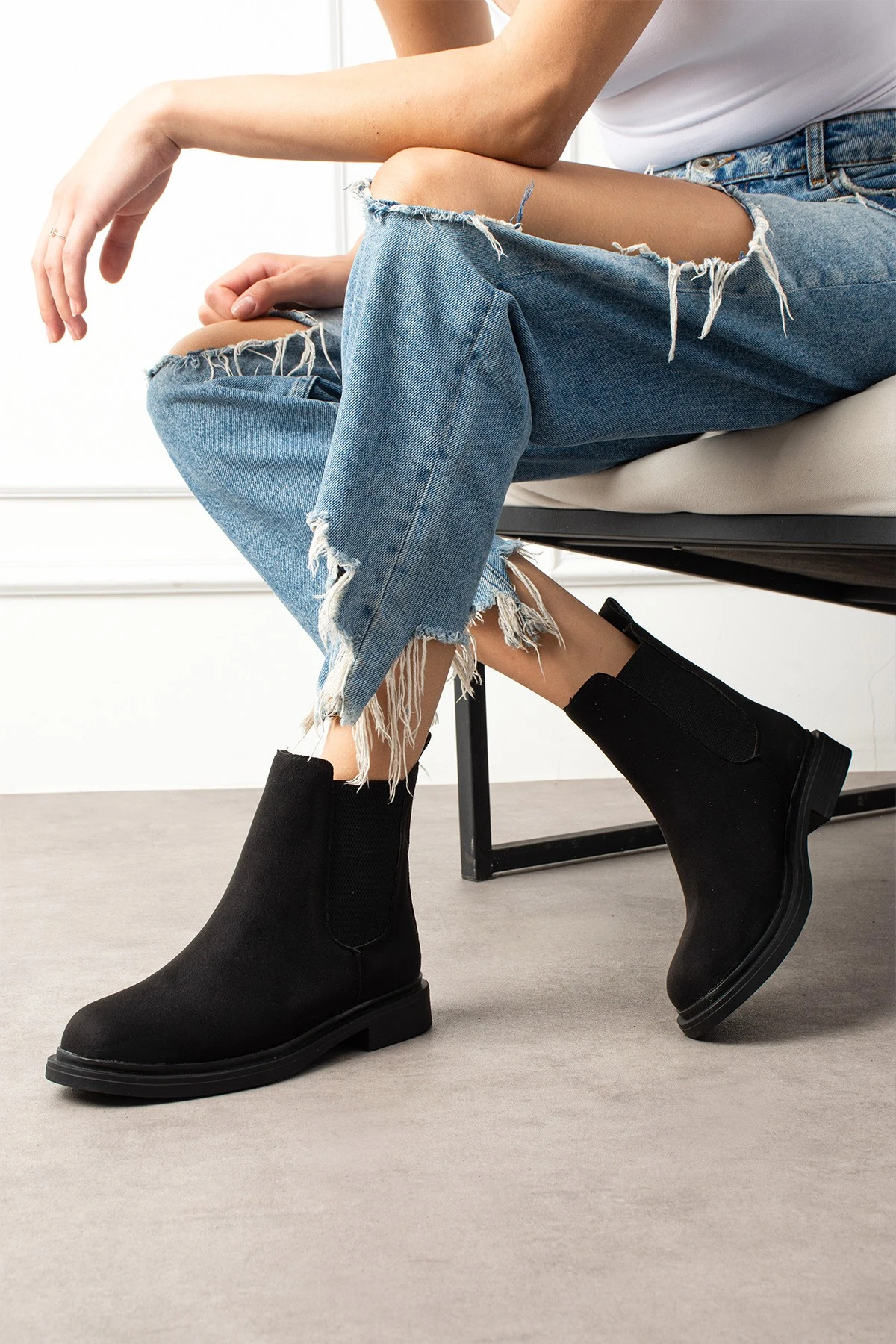 Kadın Yanı Lastikli Bot K66