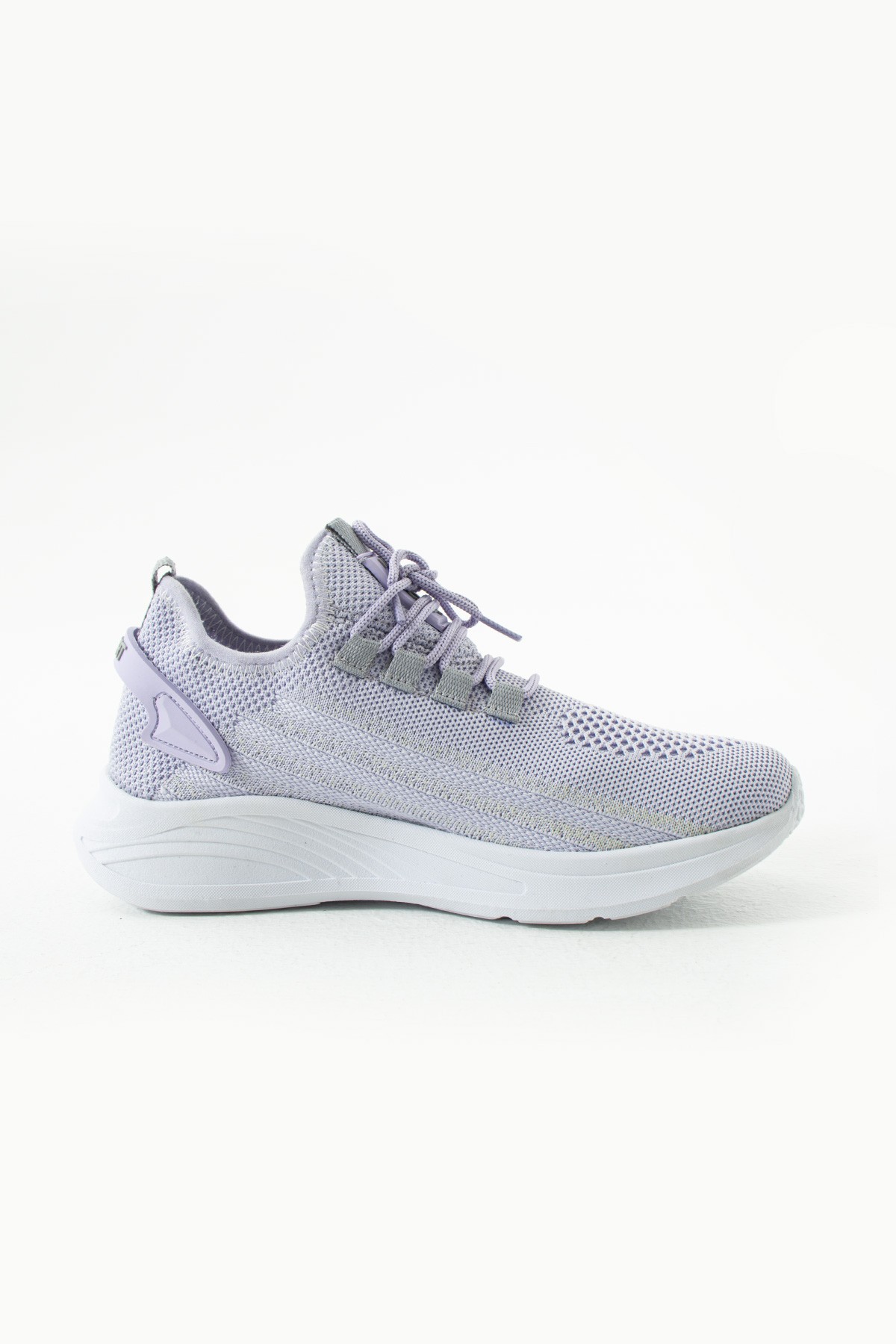 Unisex Yıkanabilir Rahat Hava Alabilen Kokusuz Triko Spor Ayakkabı Sneaker 015 - Lila Buz