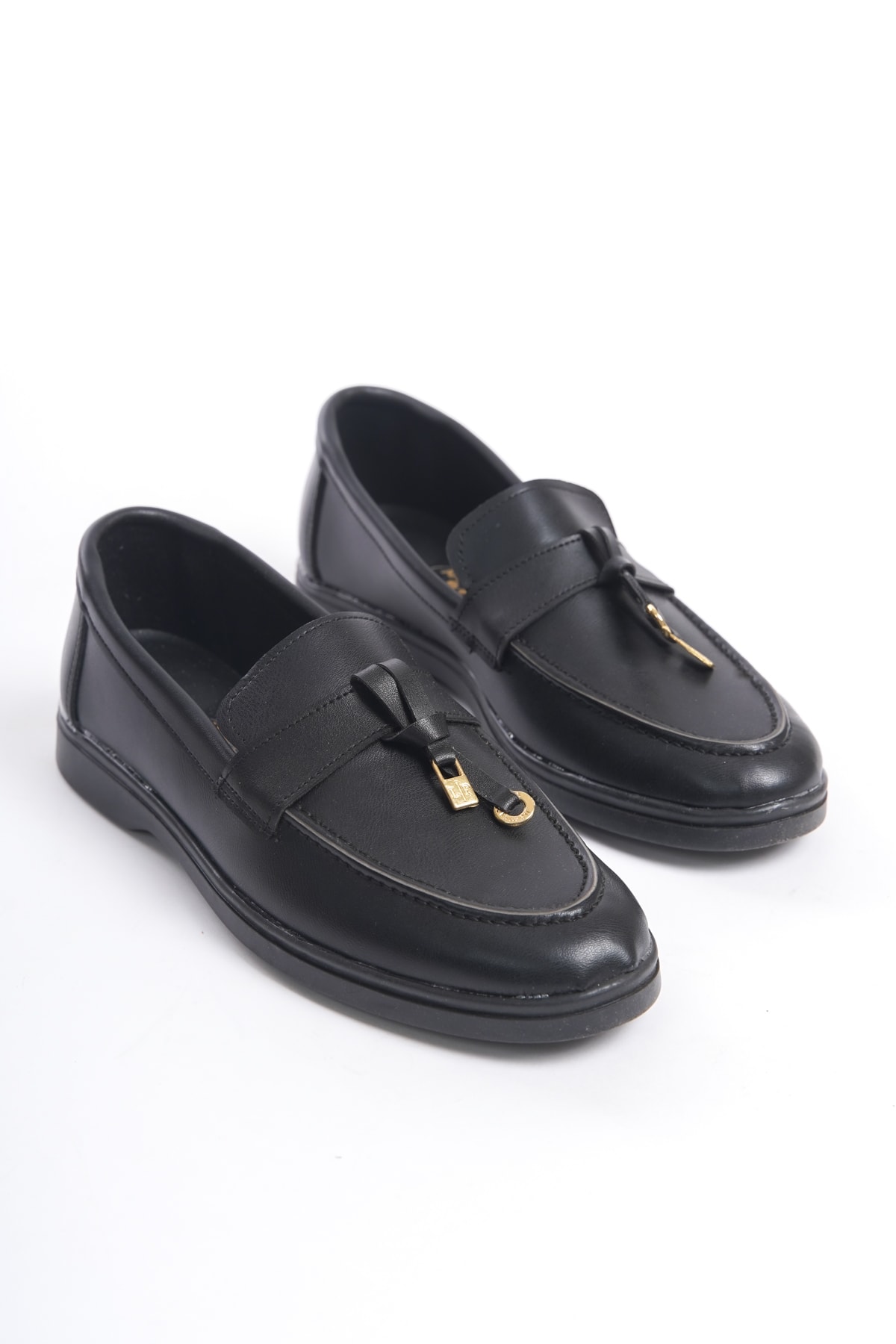 Kadın Loafer Ayakkabı 218 - Siyah Cilt