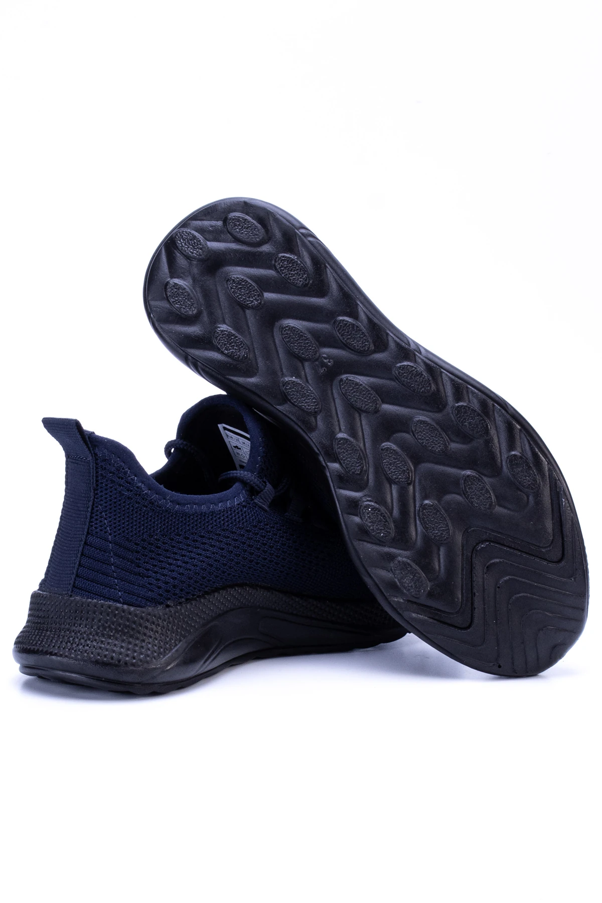 Unisex Triko Sneaker Rahat Hava Alabilen Kokusuz Spor Ayakkabı 4555 - Lacivert