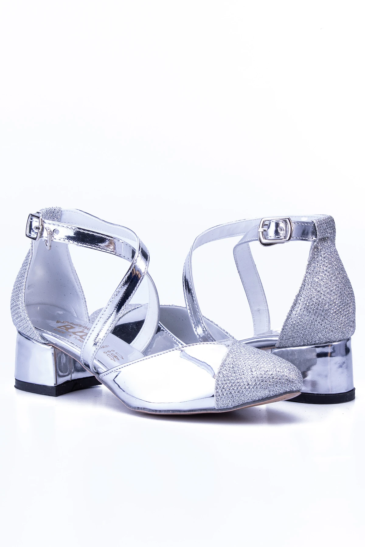 Çocuk Topuklu Ayakkabı 8088 - Gümüş