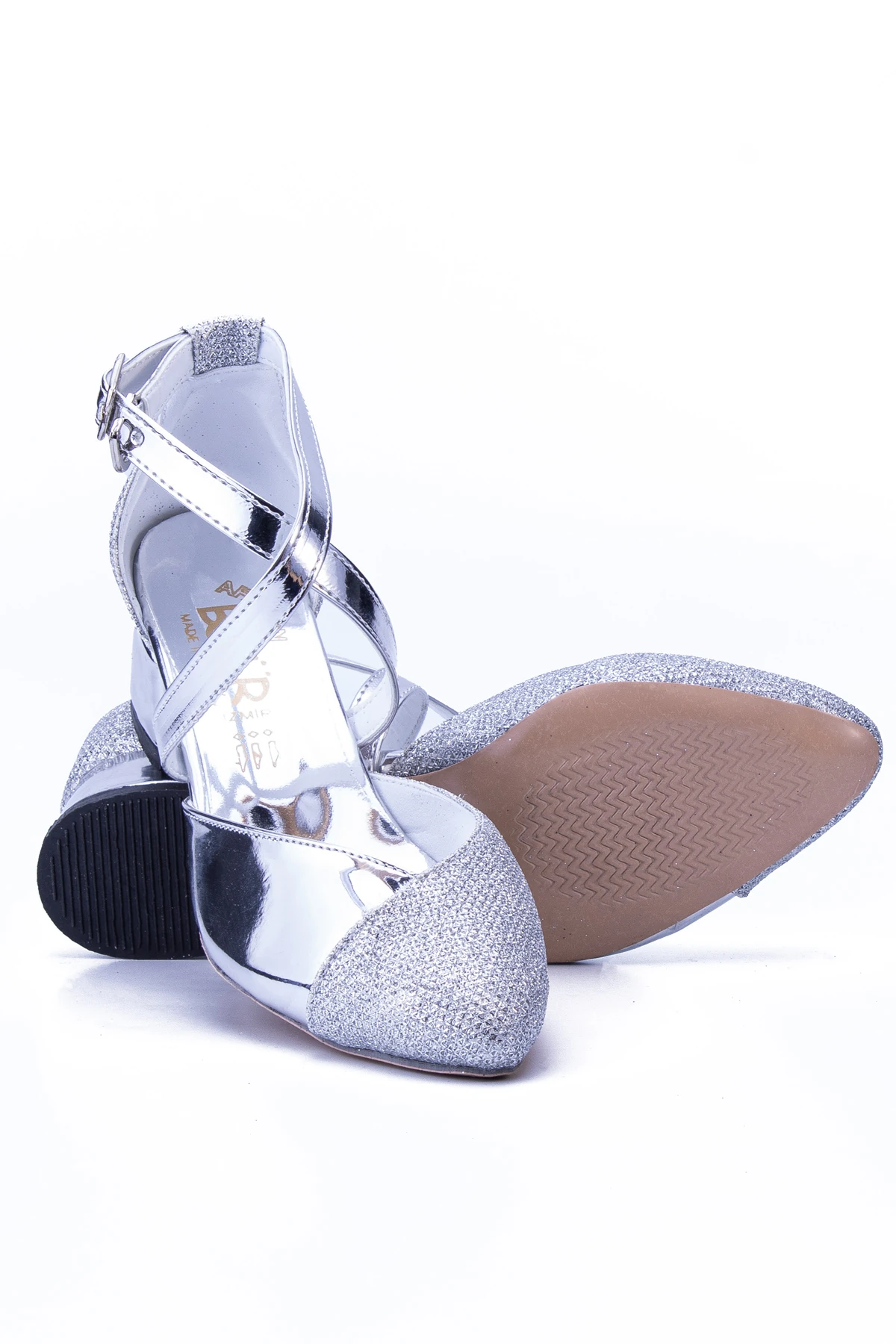 Çocuk Topuklu Ayakkabı 8088 - Gümüş