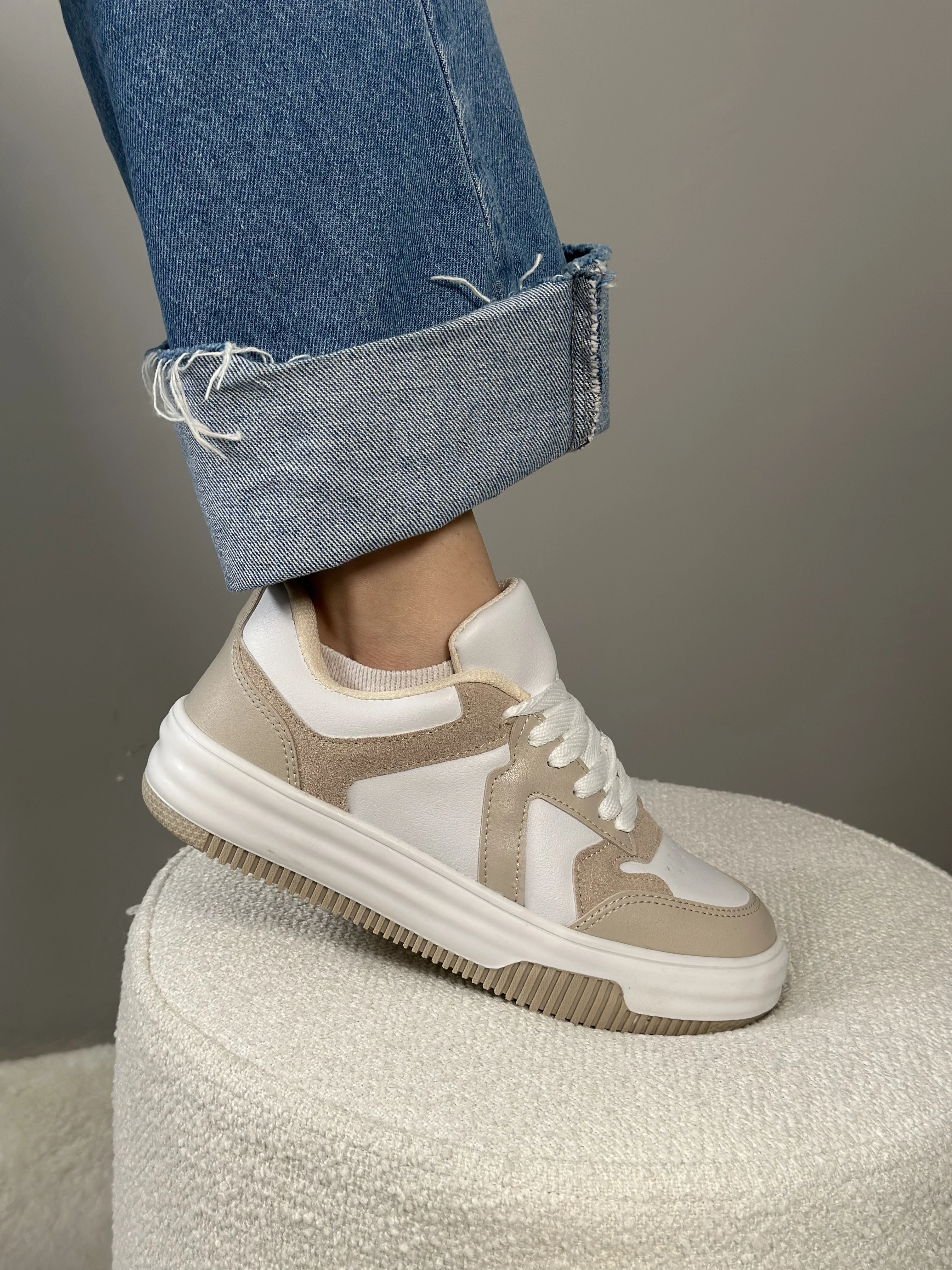 Kadın Sneaker Mrj1006 - Bej