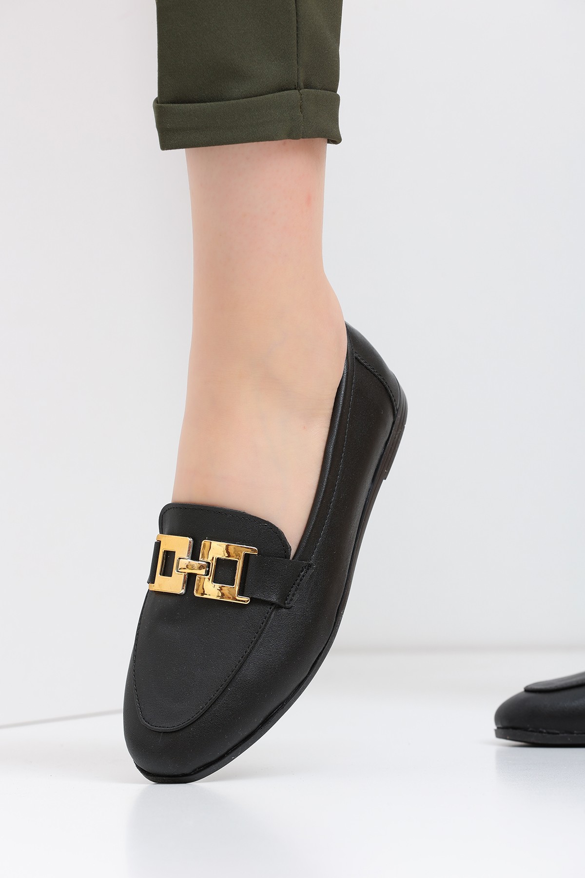 Kadın Loafer 163 - Siyah