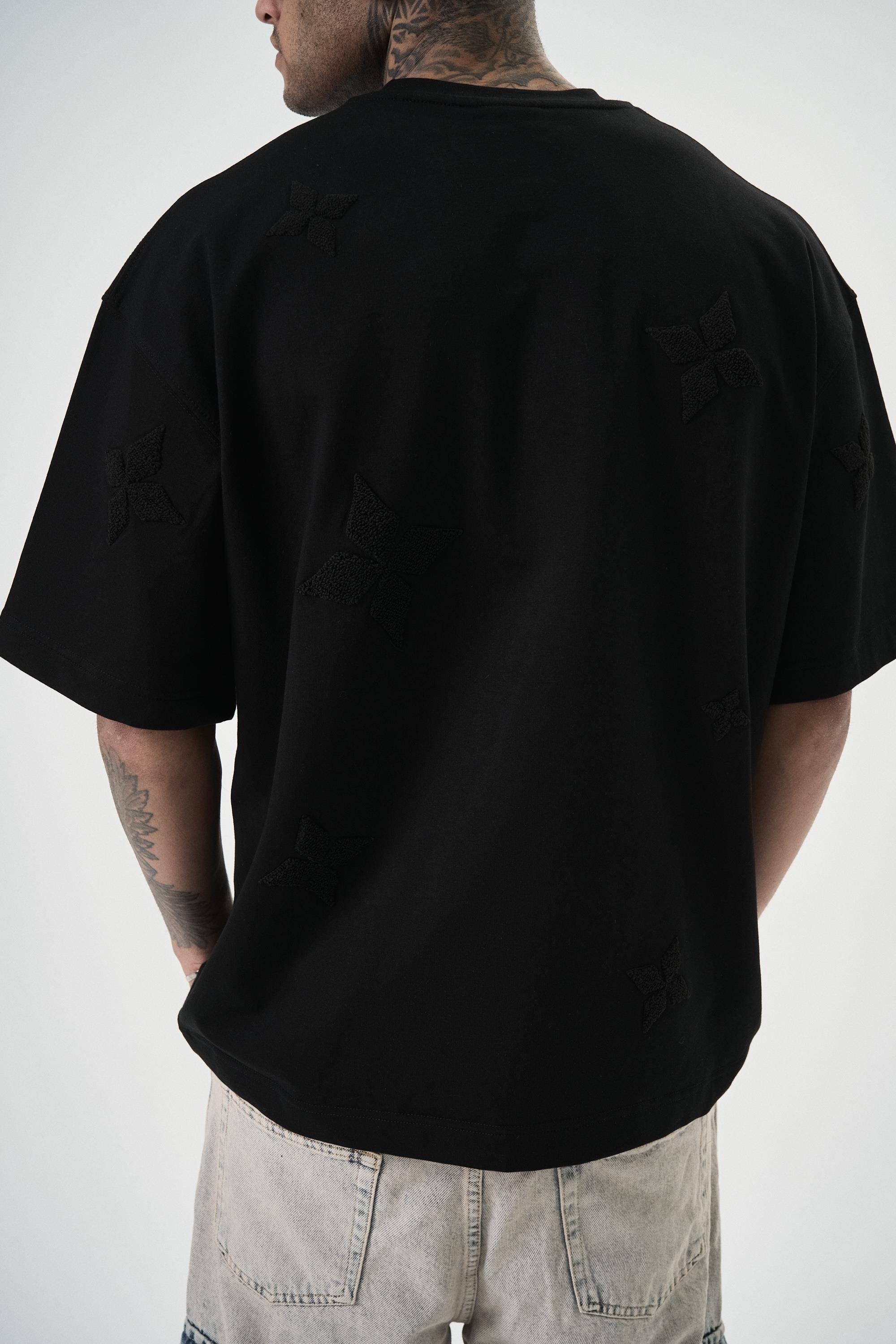 Süzene Nakış Detaylı Oversize T-Shirt
