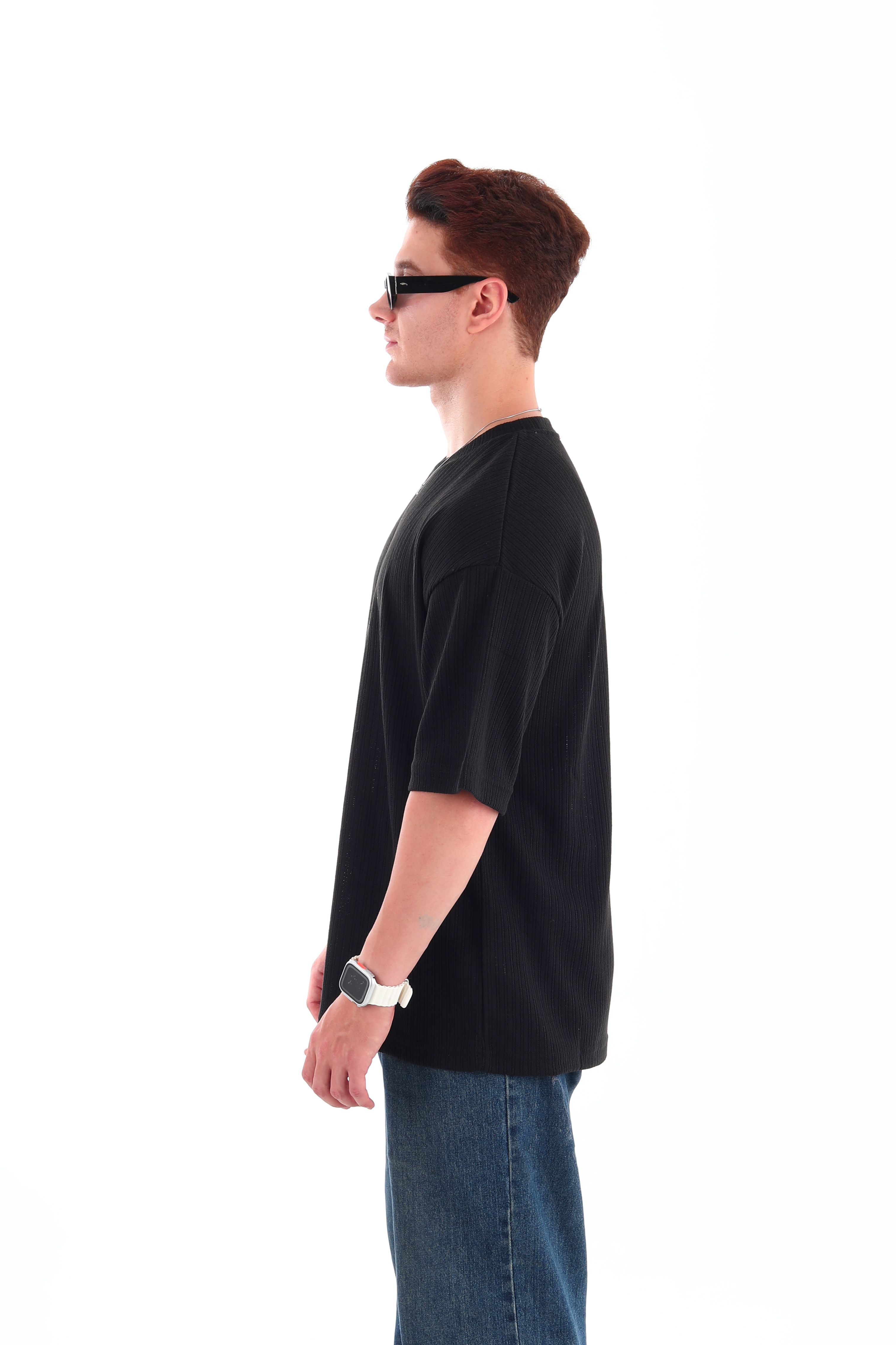 Haft Collection Dikiş Detaylı Basic T-Shirt