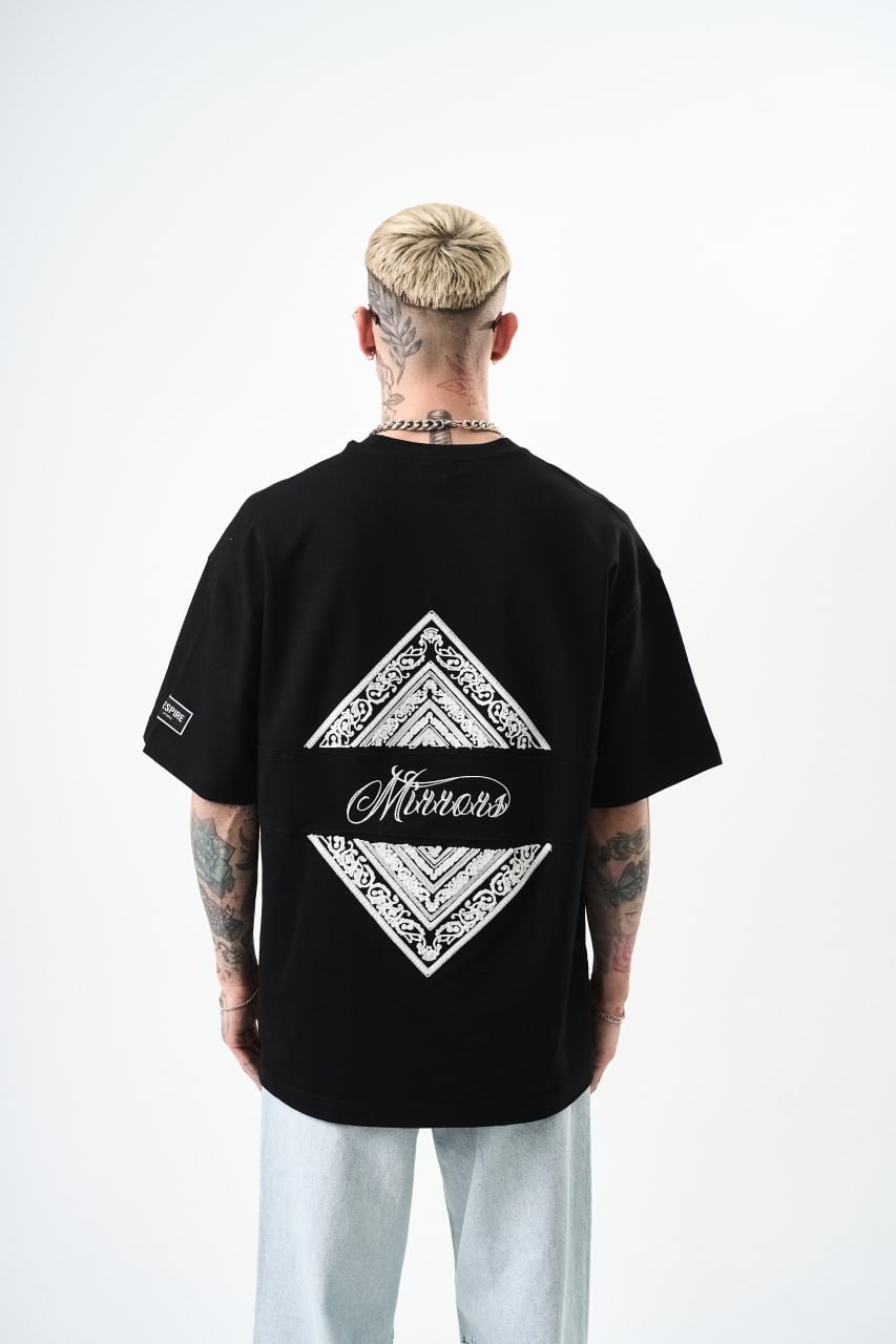 Erkek  Mirrors Oversize T-Shirt