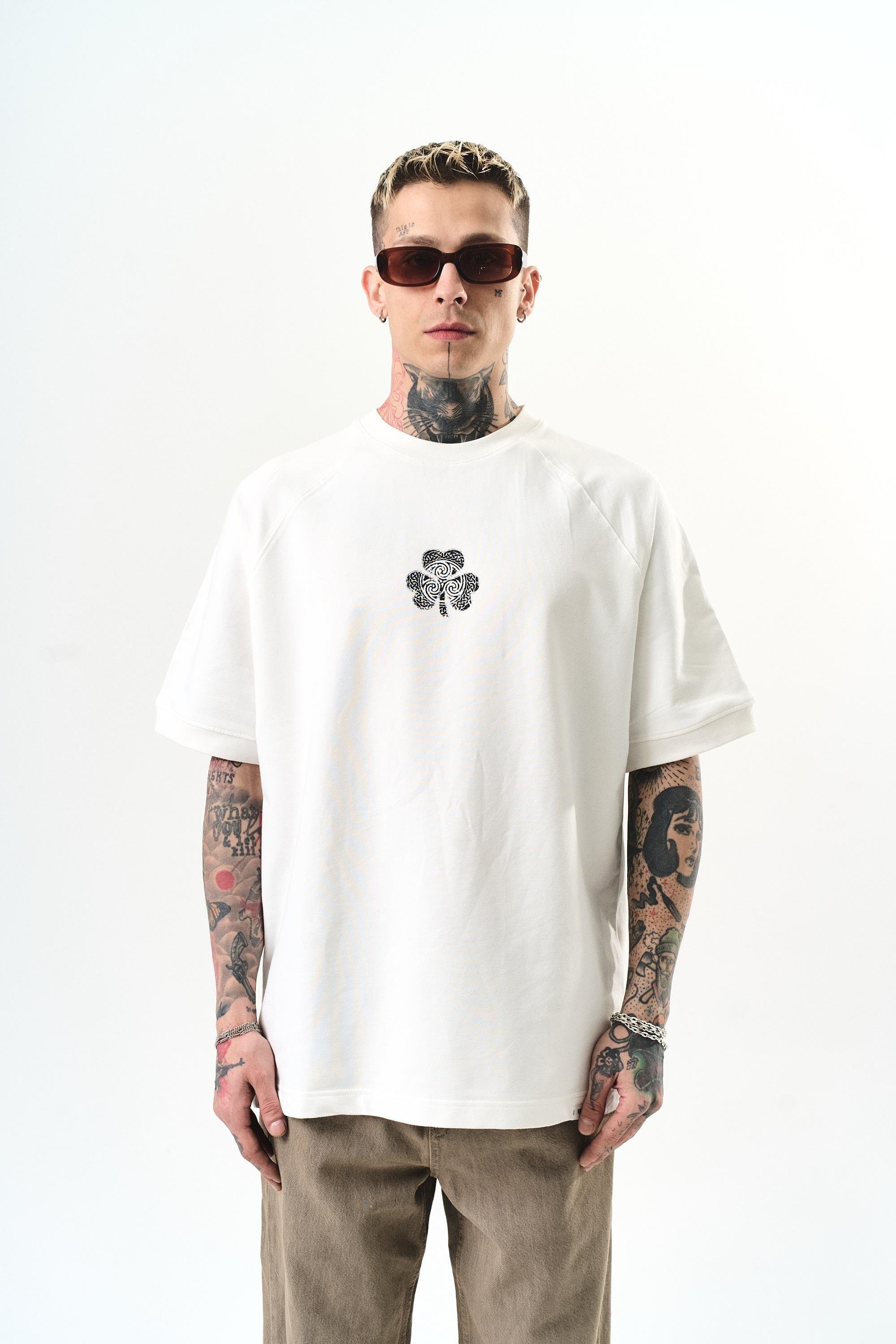 Unlucky Baskılı Oversize T-Shirt