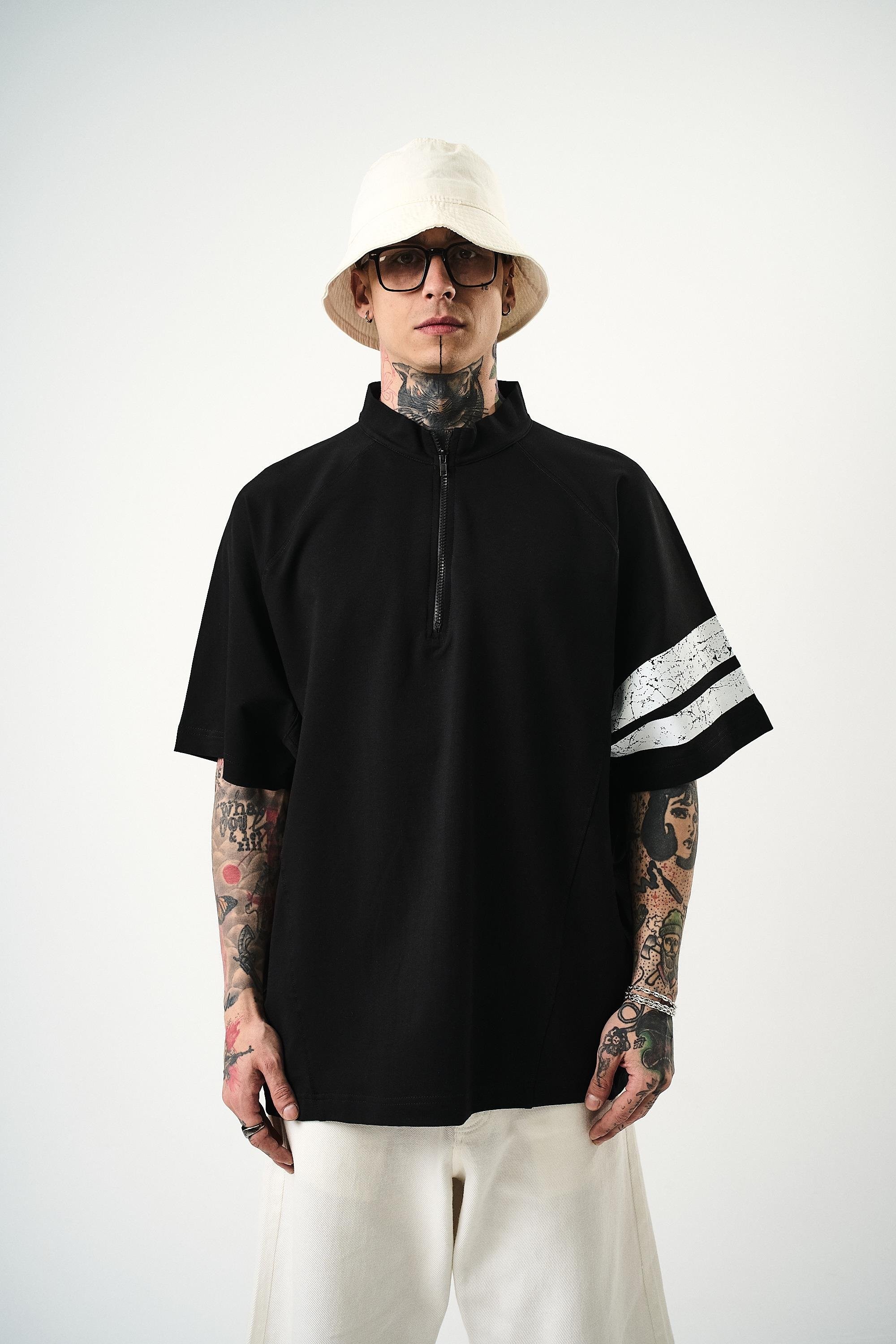 84 Zone Baskılı Oversize T-Shirt