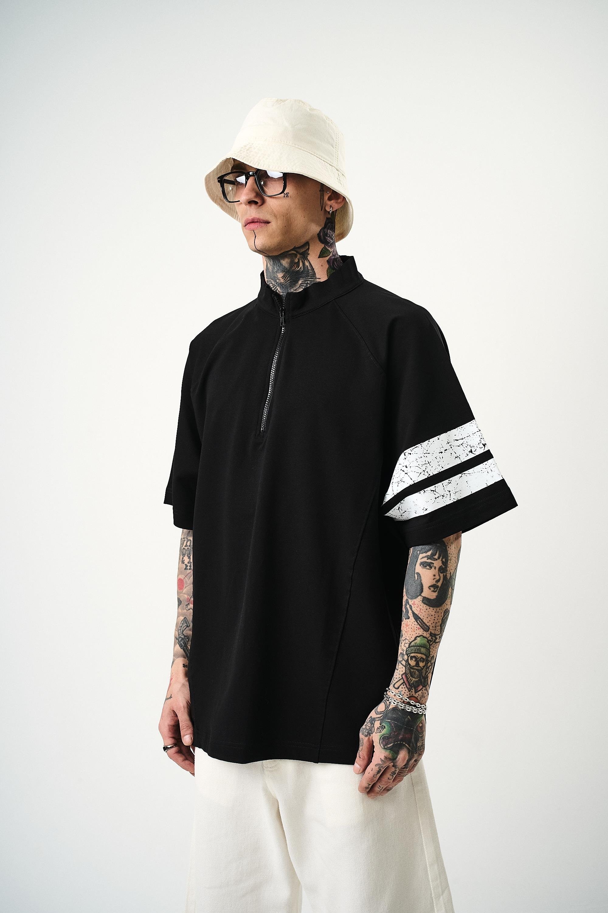 84 Zone Baskılı Oversize T-Shirt
