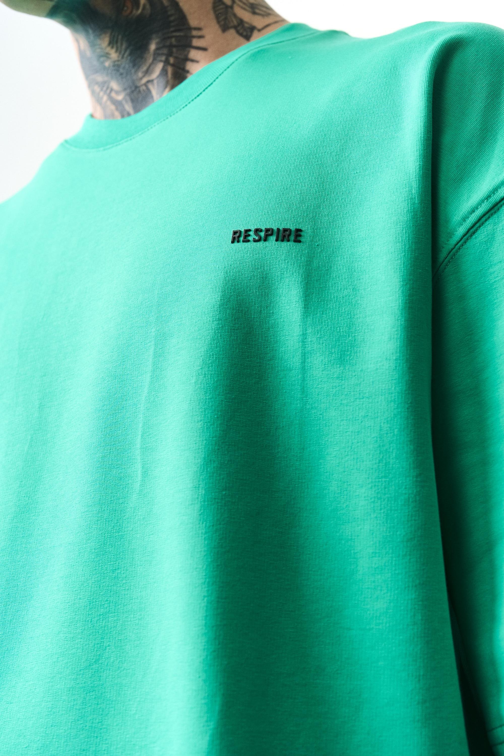 Respire Yazı Detaylı Oversize T-Shirt