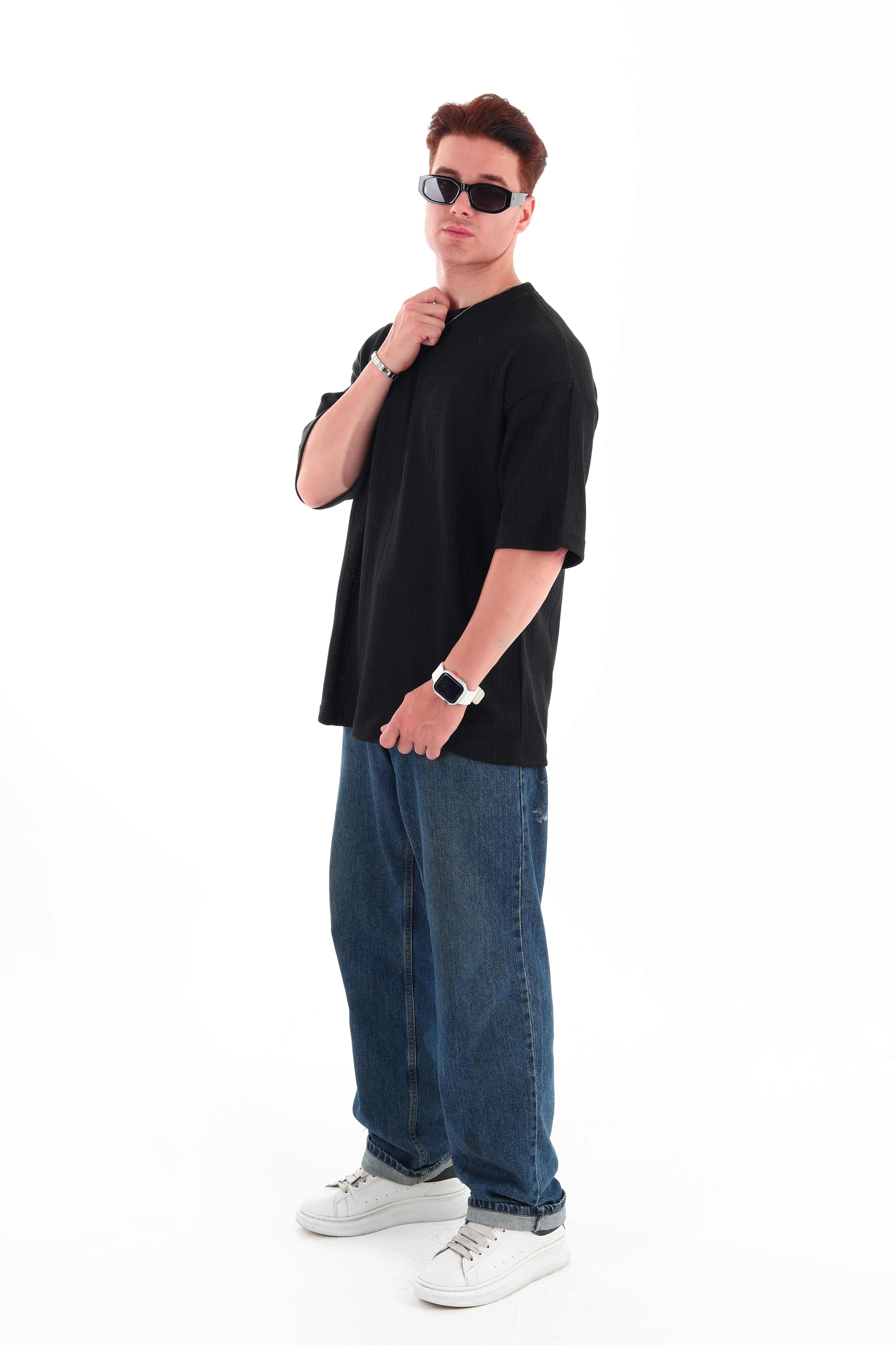 Haft Collection Dikiş Detaylı Basic T-Shirt