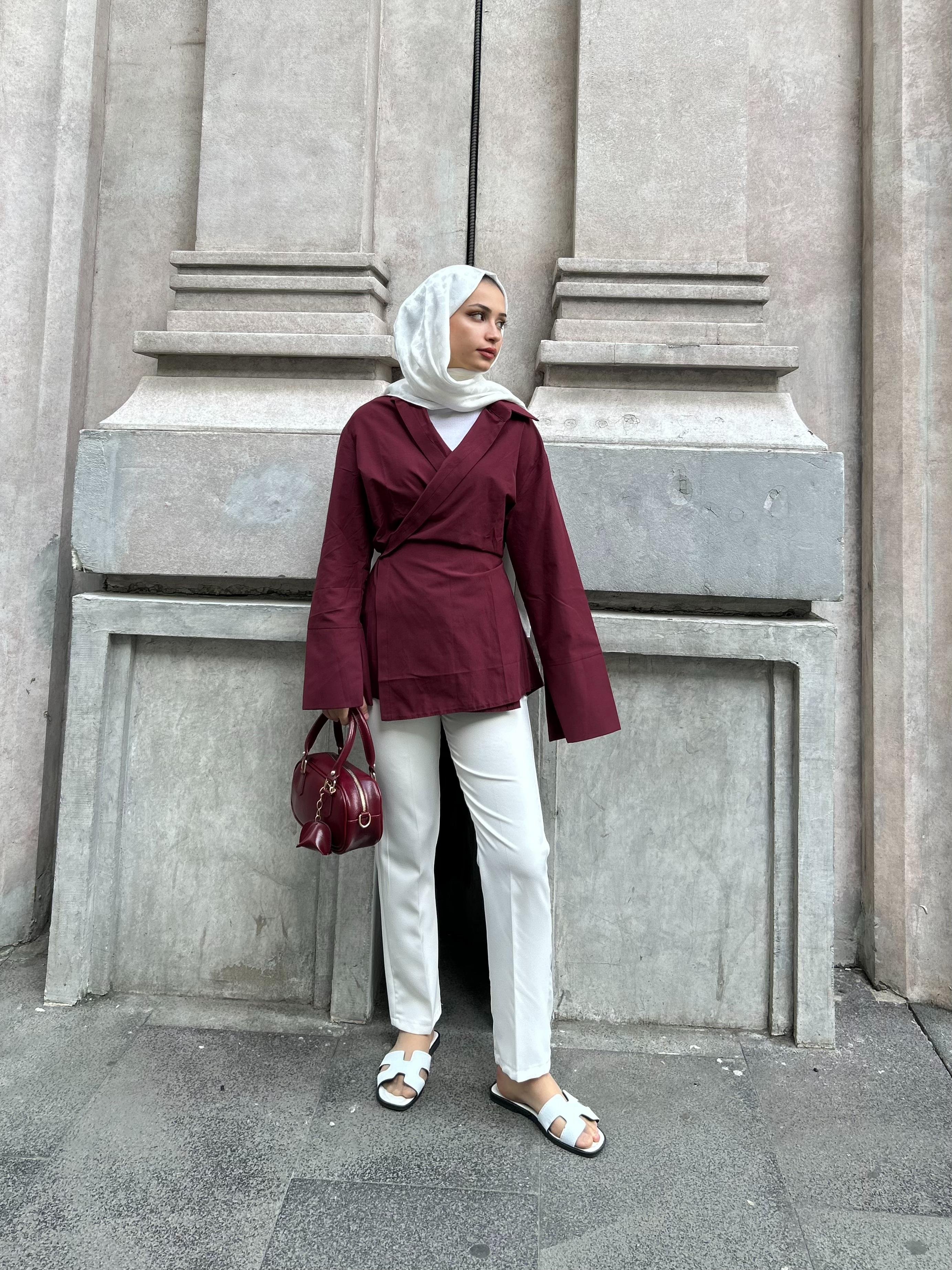 Hm Model Bağlamalı Kimono