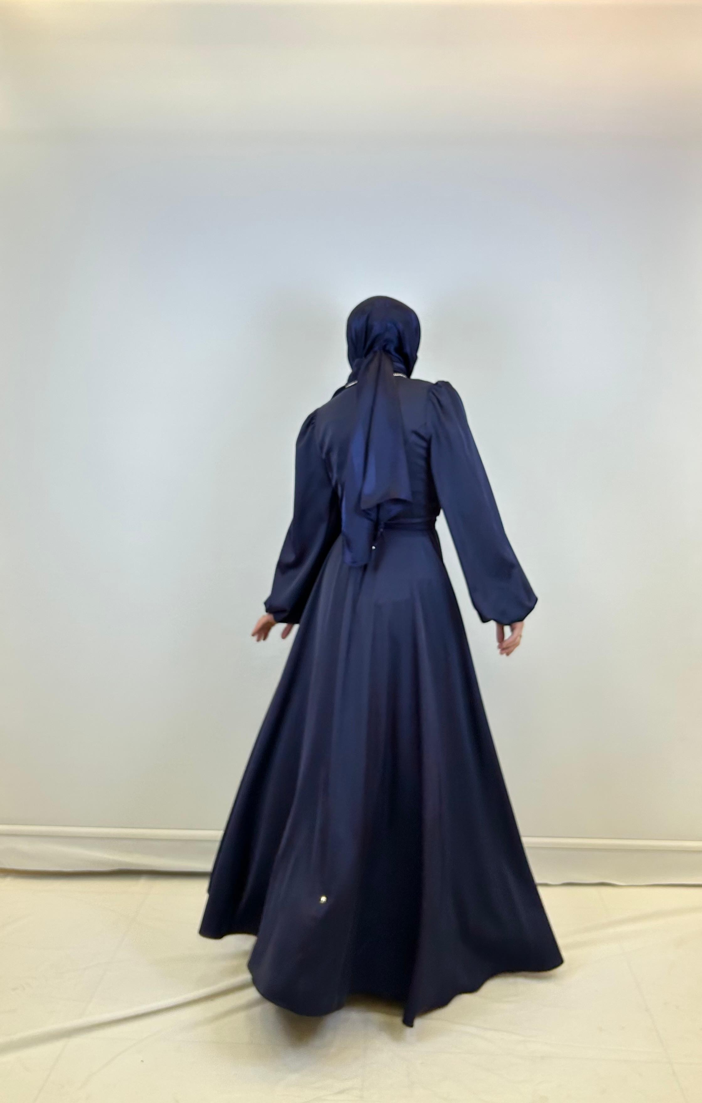 Lady Zara Saten Elbise