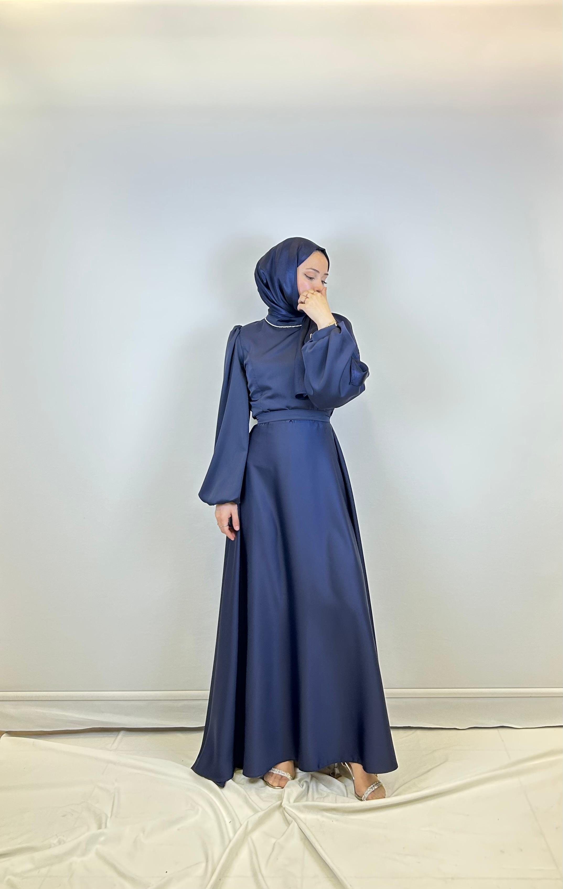 Lady Zara Saten Elbise