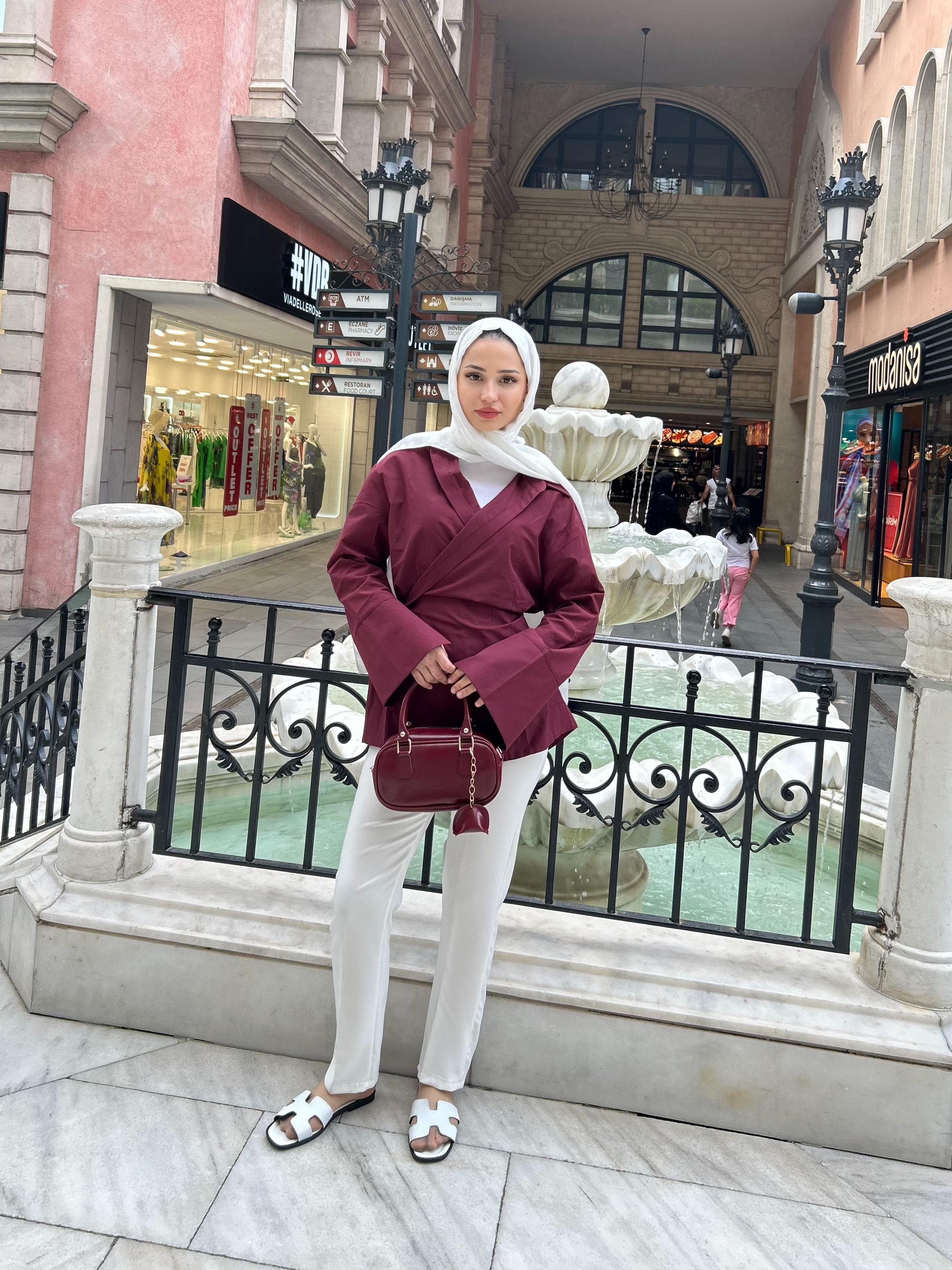 Hm Model Bağlamalı Kimono