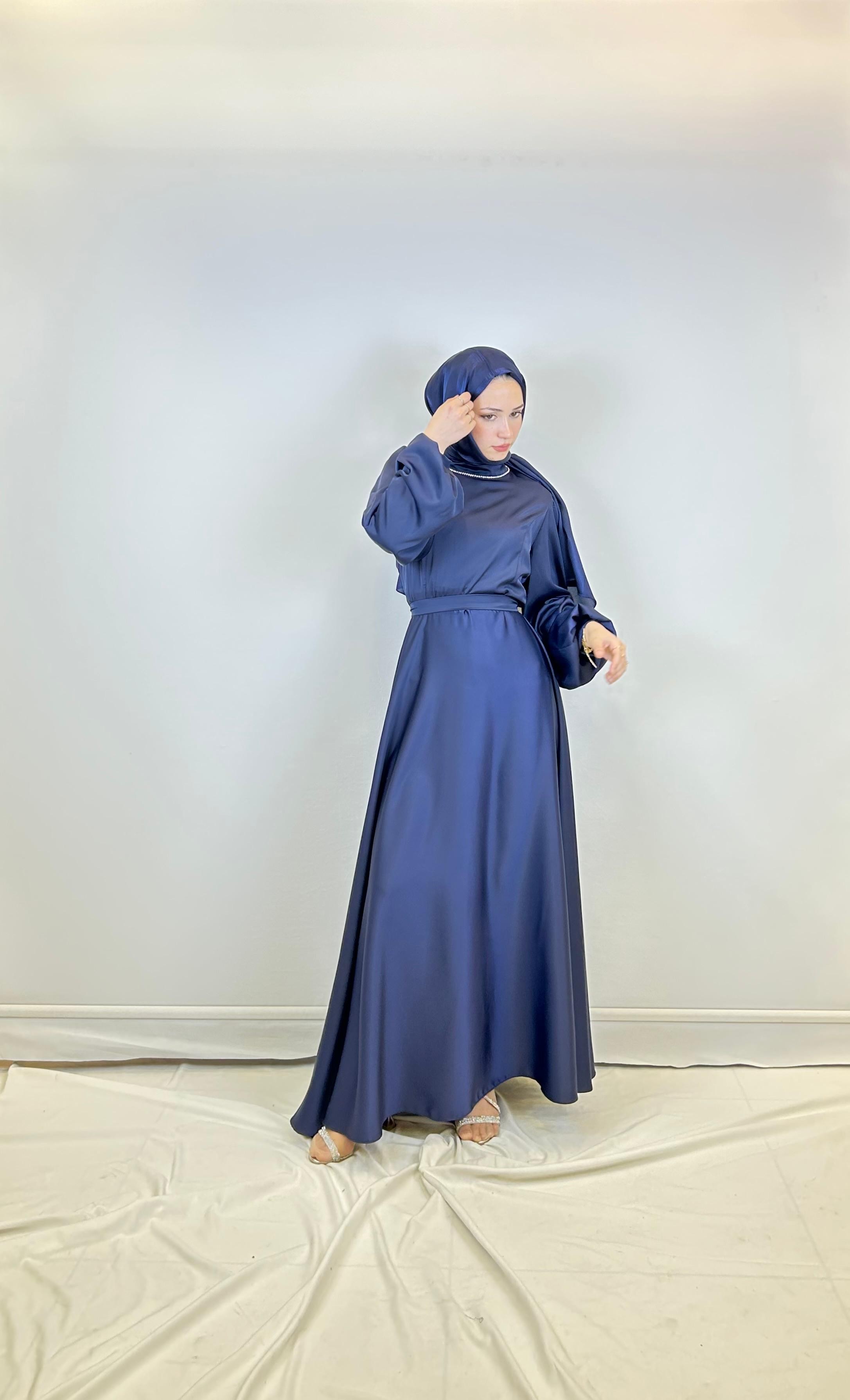 Lady Zara Saten Elbise
