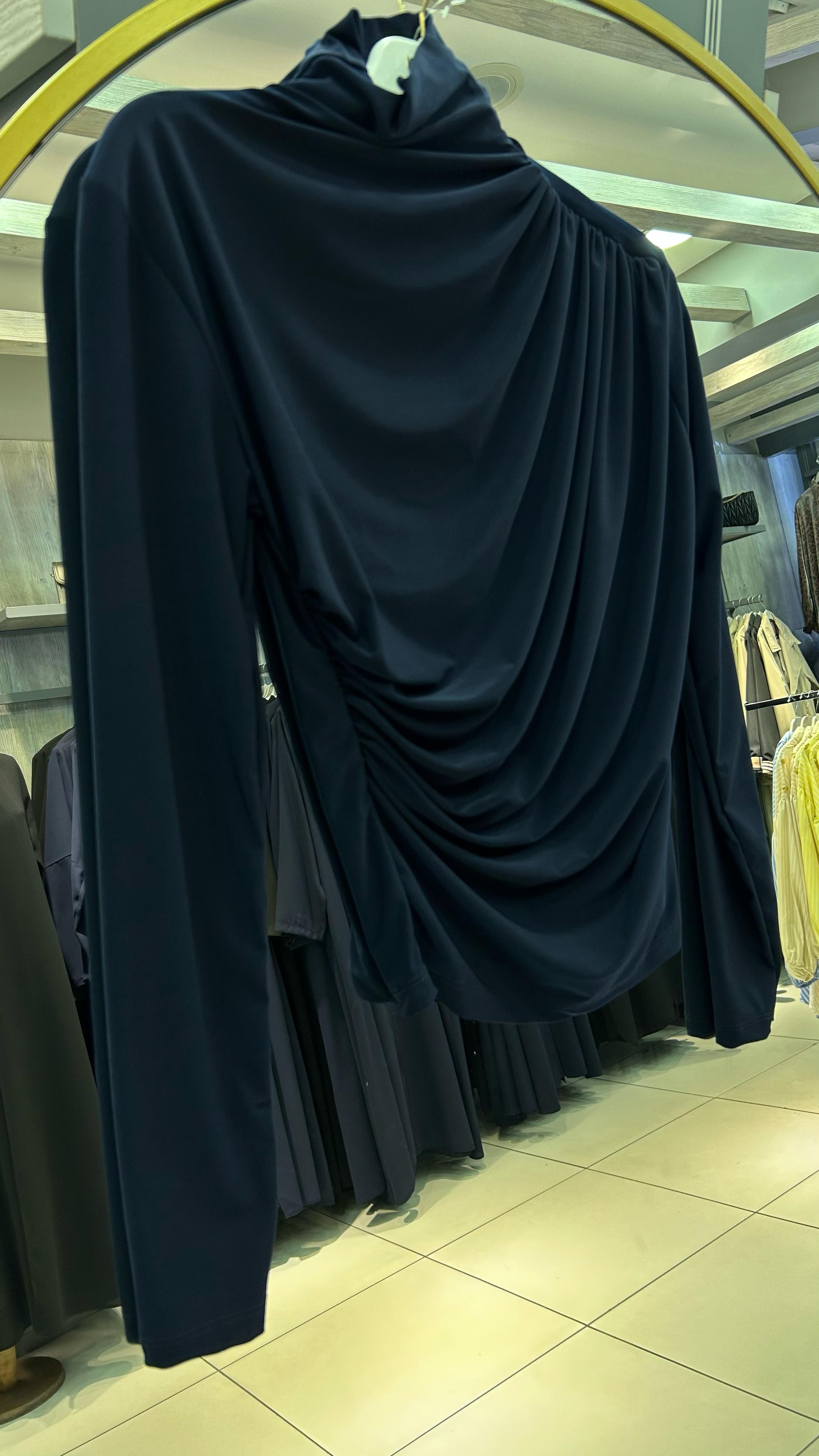 Büzgülü Zara Model Body - Lacivert
