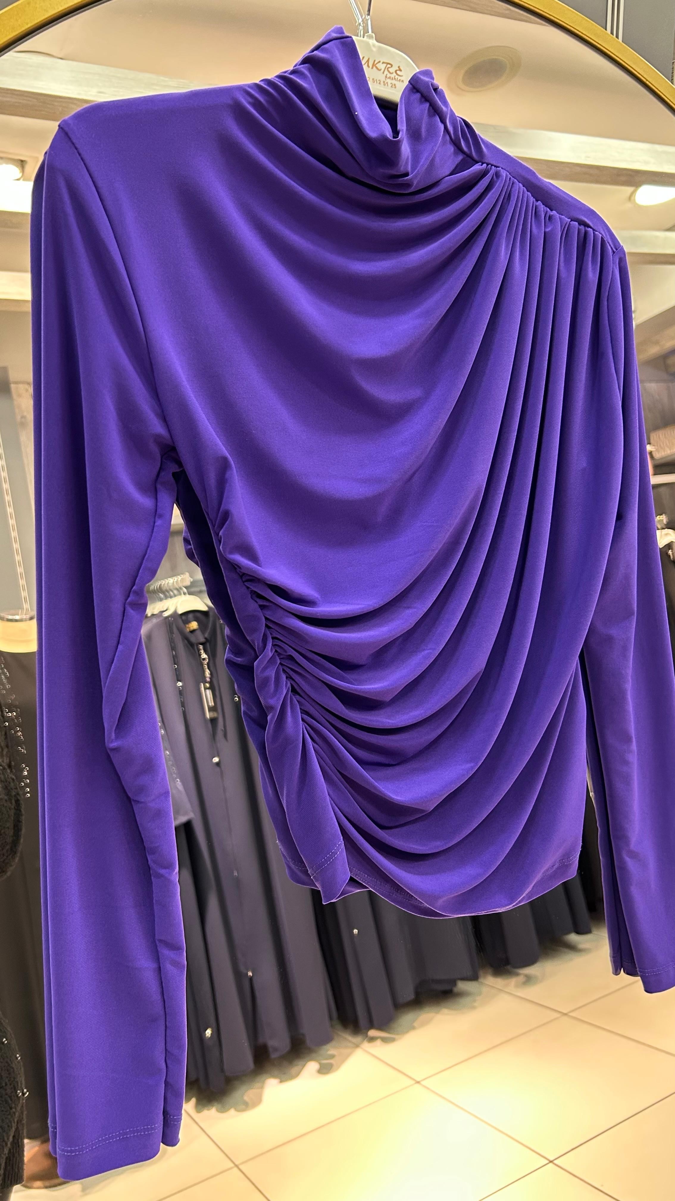 Büzgülü Zara Model Body - Mor