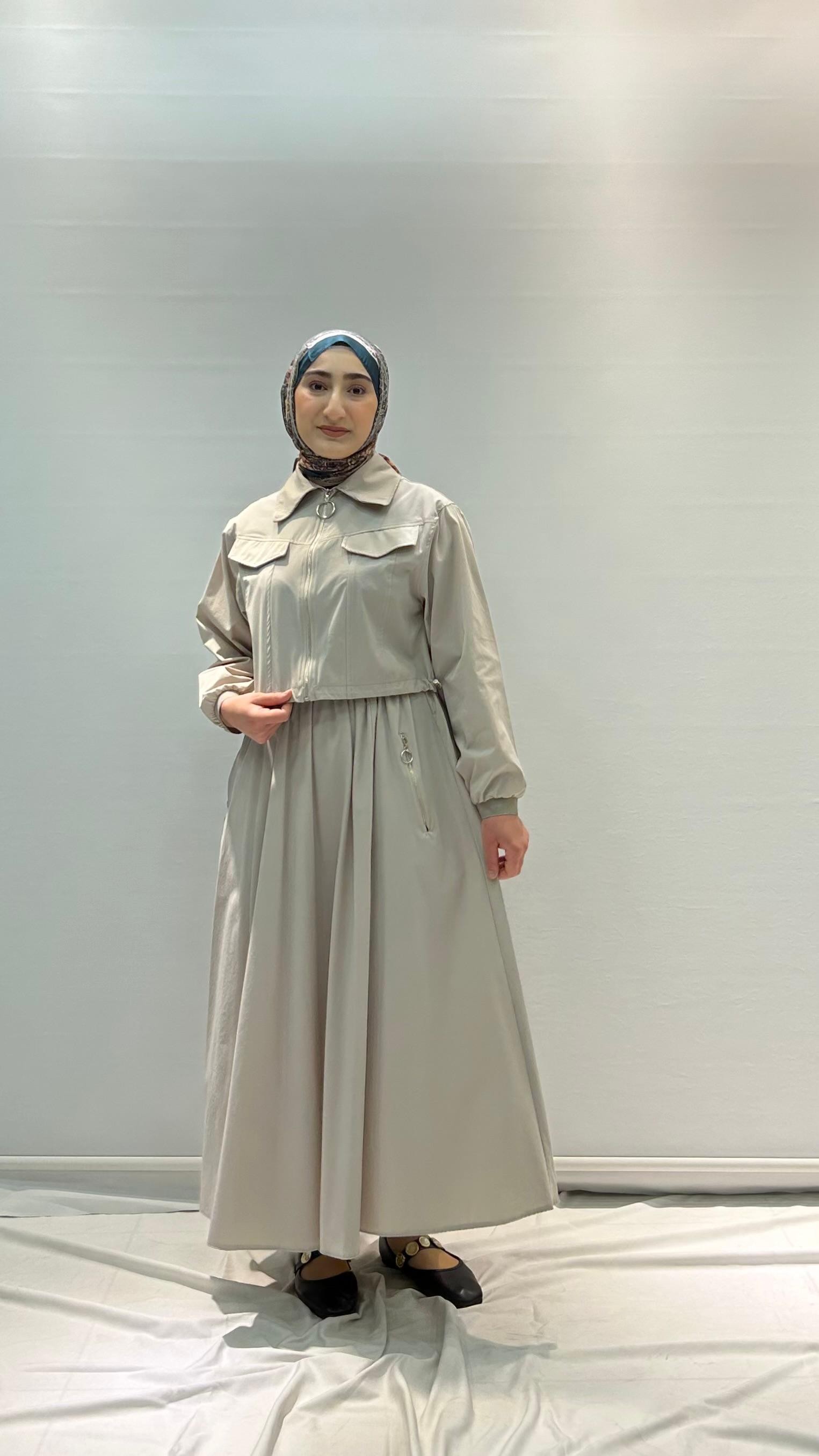 Paraşüt Kumaş Etek Takım