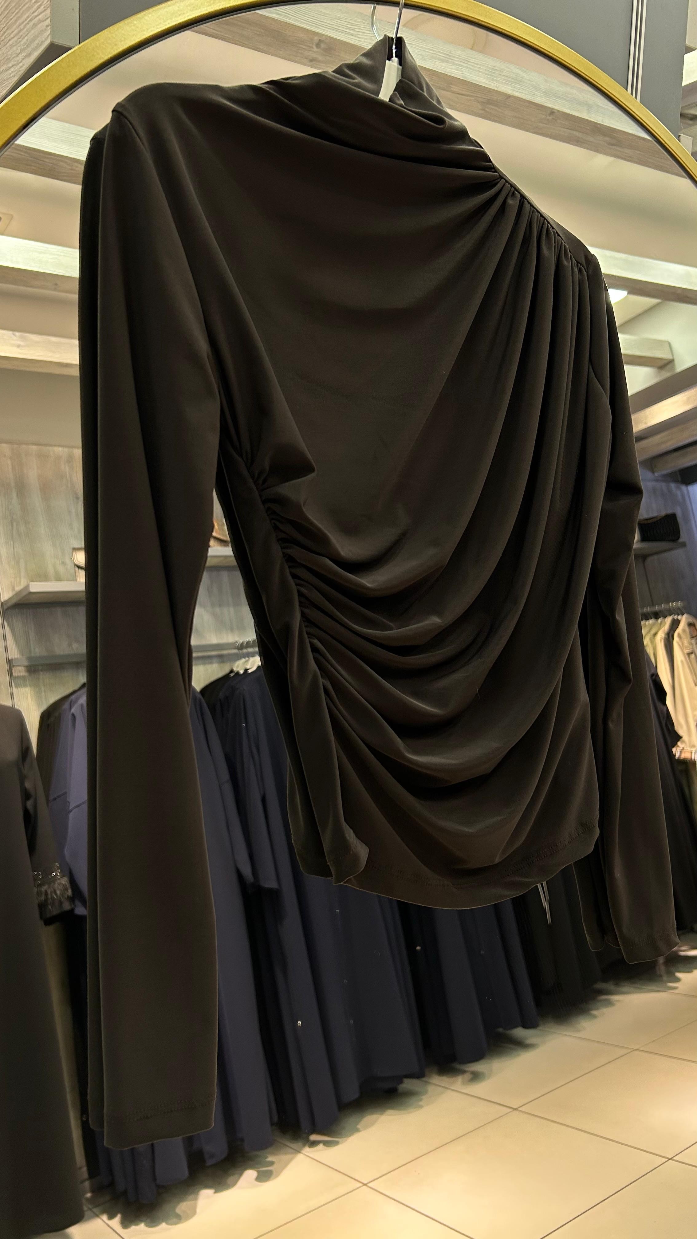 Büzgülü Zara Model Body - Acı Kahve