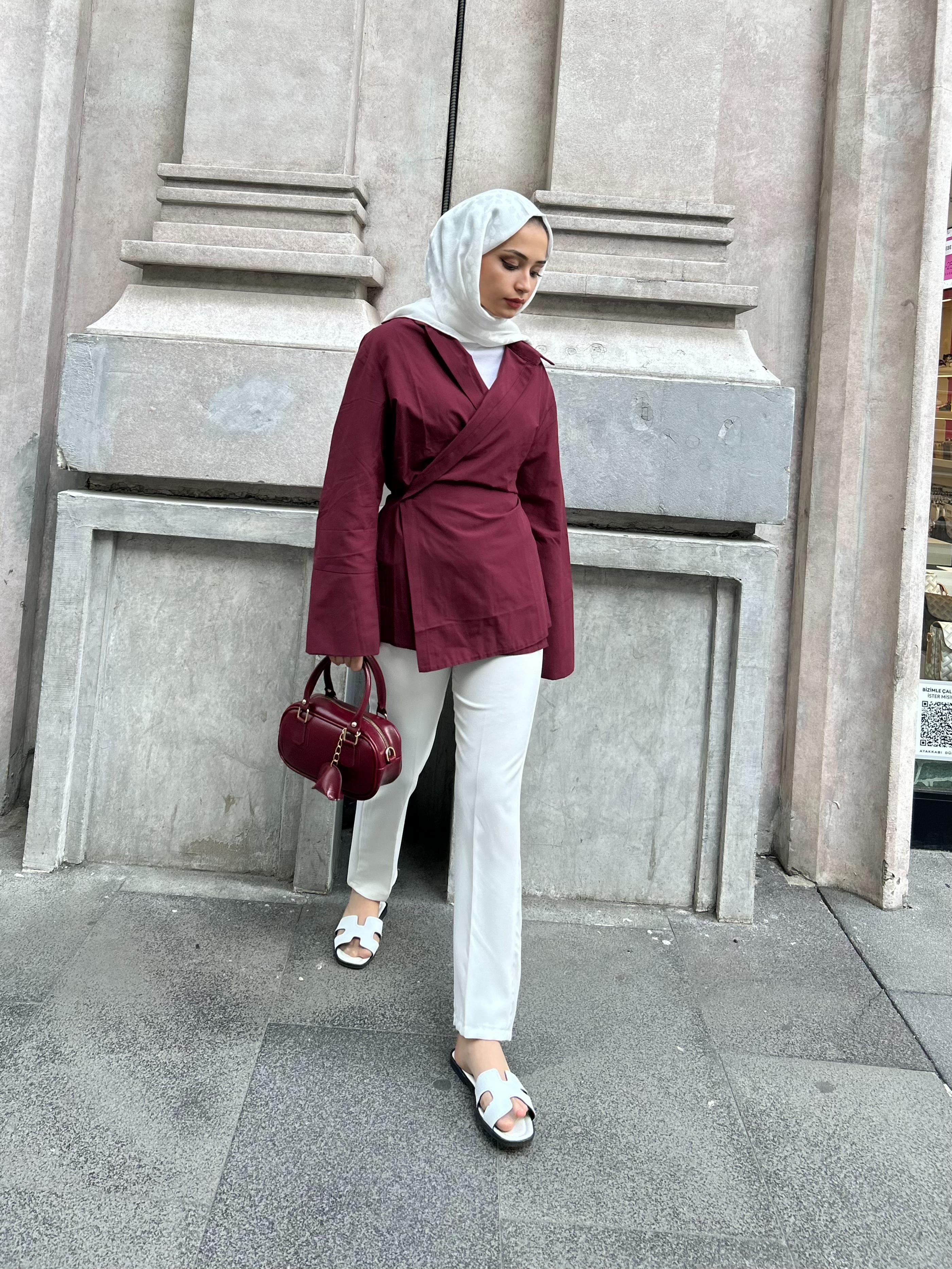 Hm Model Bağlamalı Kimono
