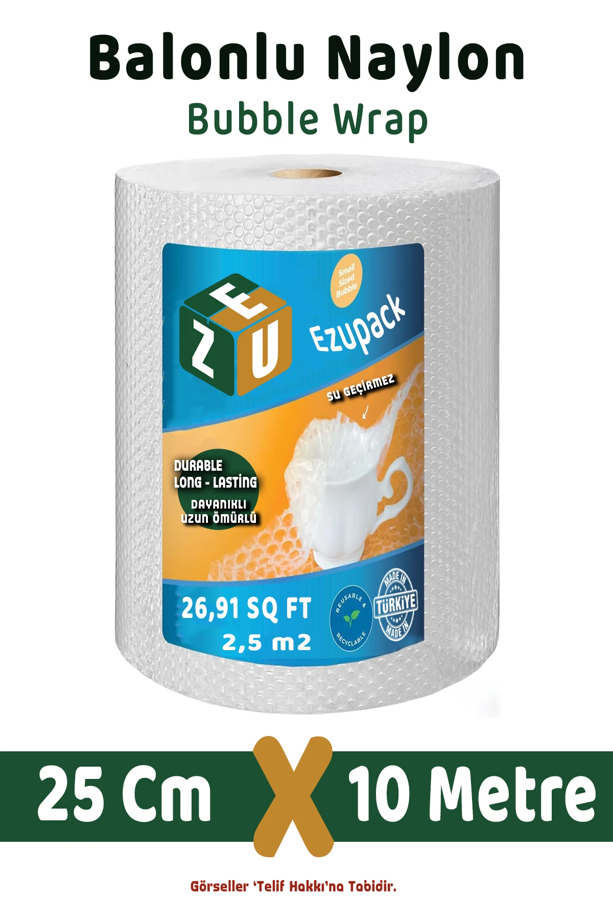 Üç Katlı Kalın Balonlu Naylon Patpat Pıtpıt Ambalaj, Paketleme, Eşya Koruma Naylonu