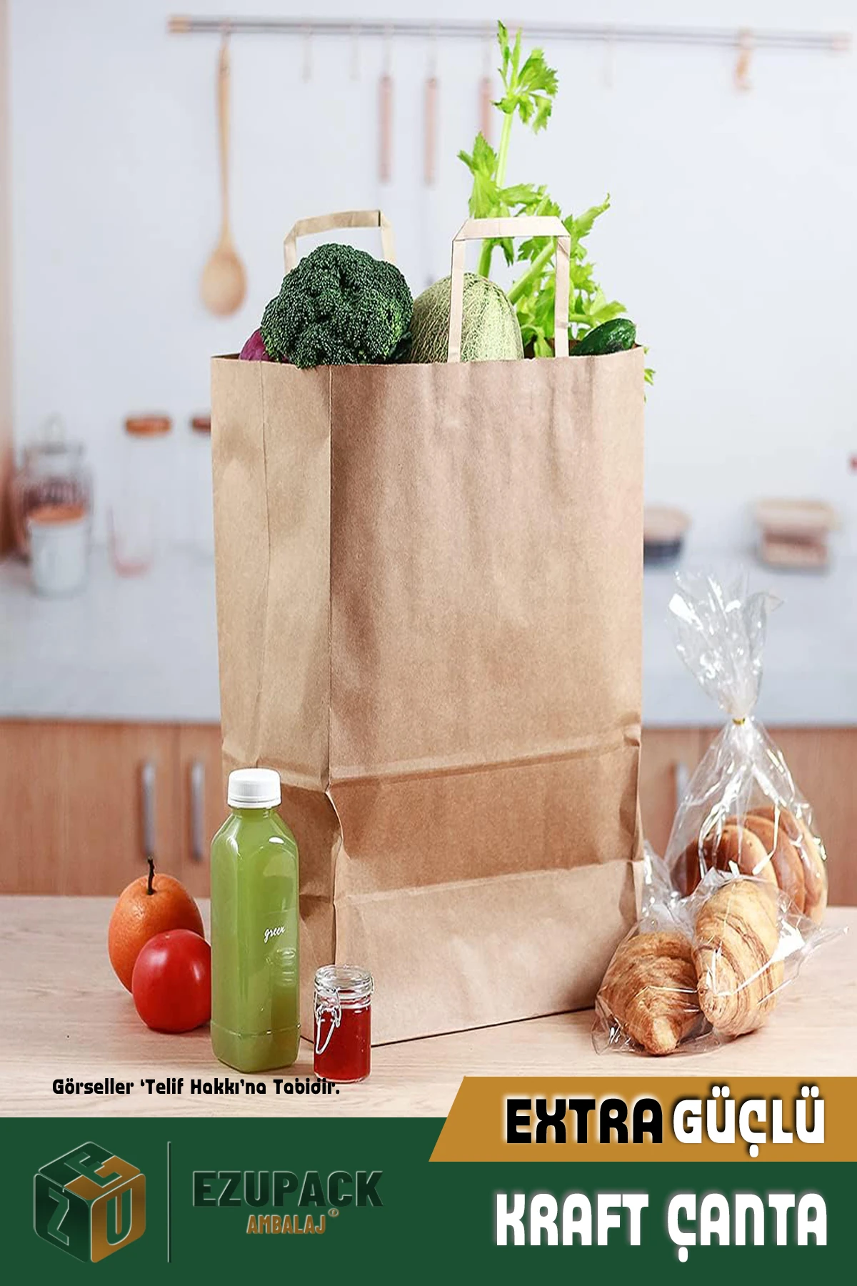 18x24 5 Cm 25 Adet Kraft Çanta Hediye Kağıdı Kese Kağıdı Kare Dipli Dik Duran Torba Poşet Paket