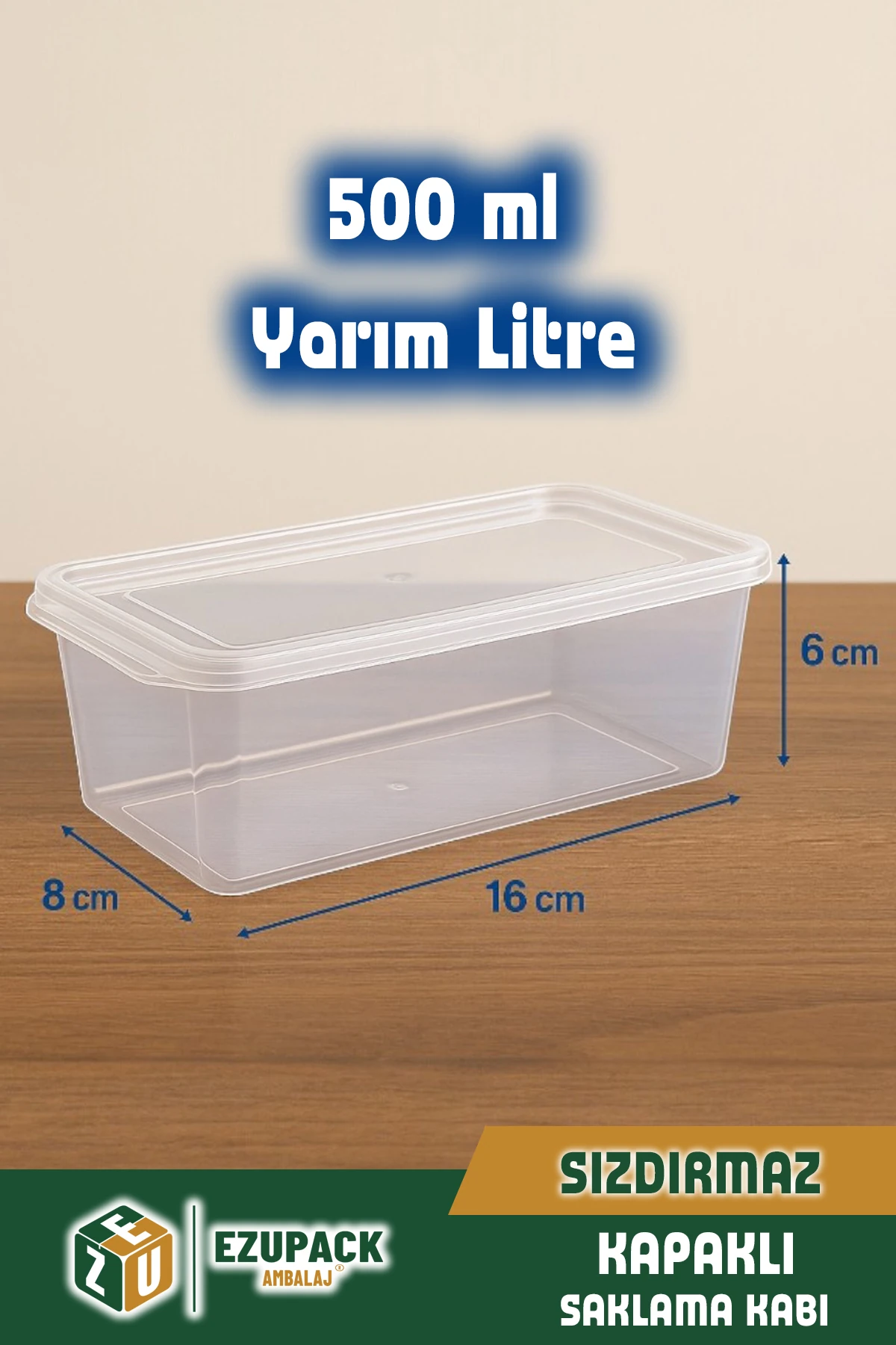 0,5 LT 10 Adet Kendinden Kapaklı Mikrodalga Difriz Derin Dondurucu Buzluk Düzenleyici Saklama Kabı