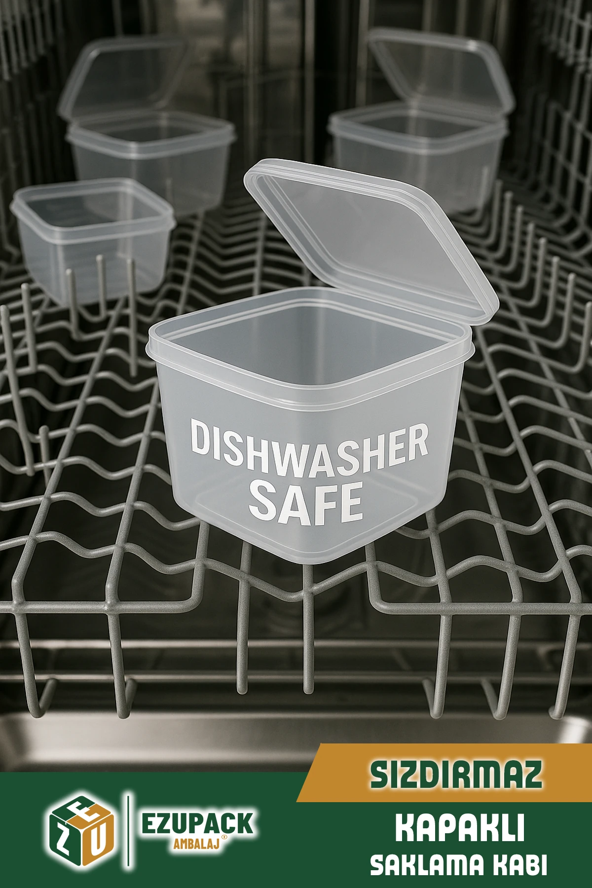 0,4 LT 10 Adet Kendinden Kapaklı Difriz Mikrodalga Derin Dondurucu Buzluk Düzenleyici Saklama Kabı