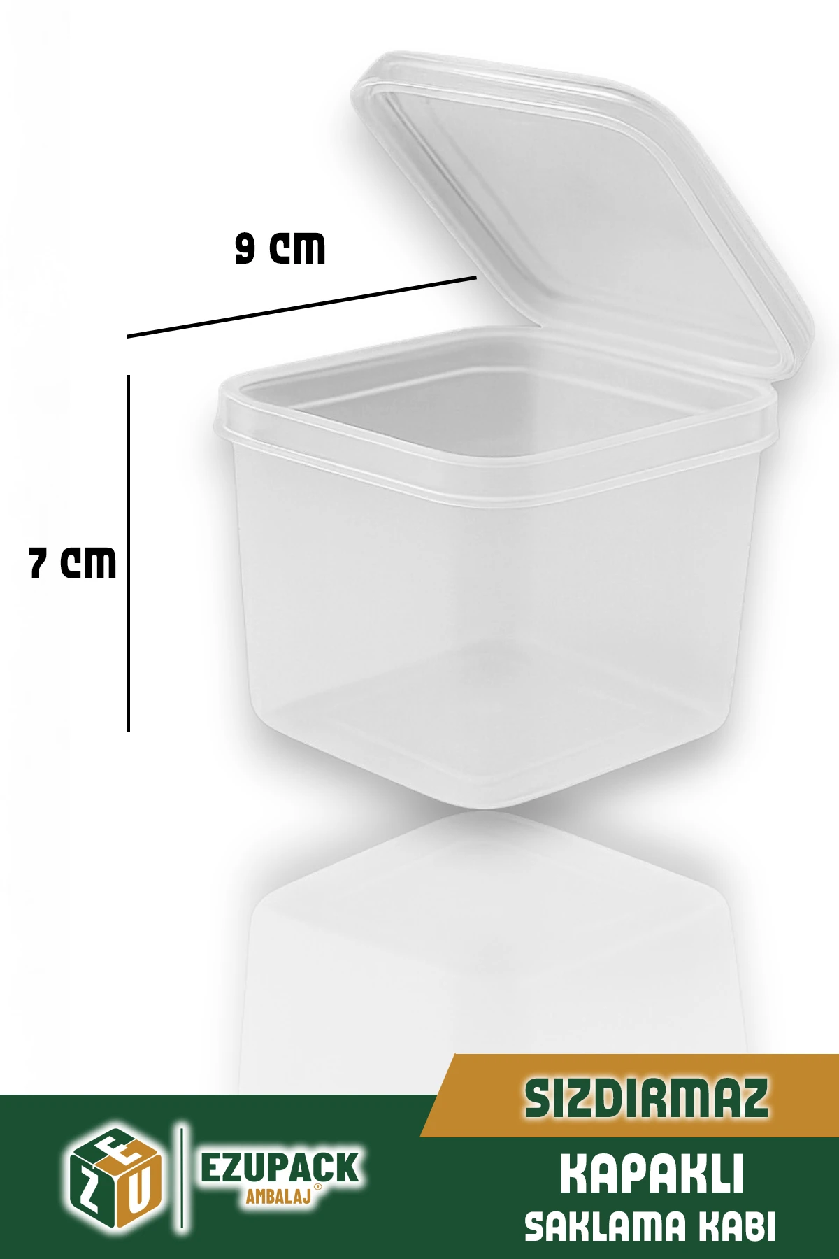 0,4 LT 10 Adet Kendinden Kapaklı Difriz Mikrodalga Derin Dondurucu Buzluk Düzenleyici Saklama Kabı