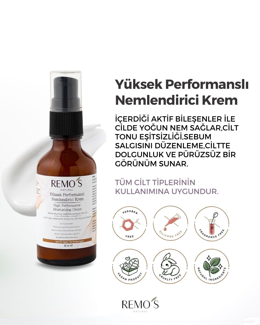 Yüksek Performanslı Nemlendirici Krem/High Performance Moisturizing Cream 50 ml