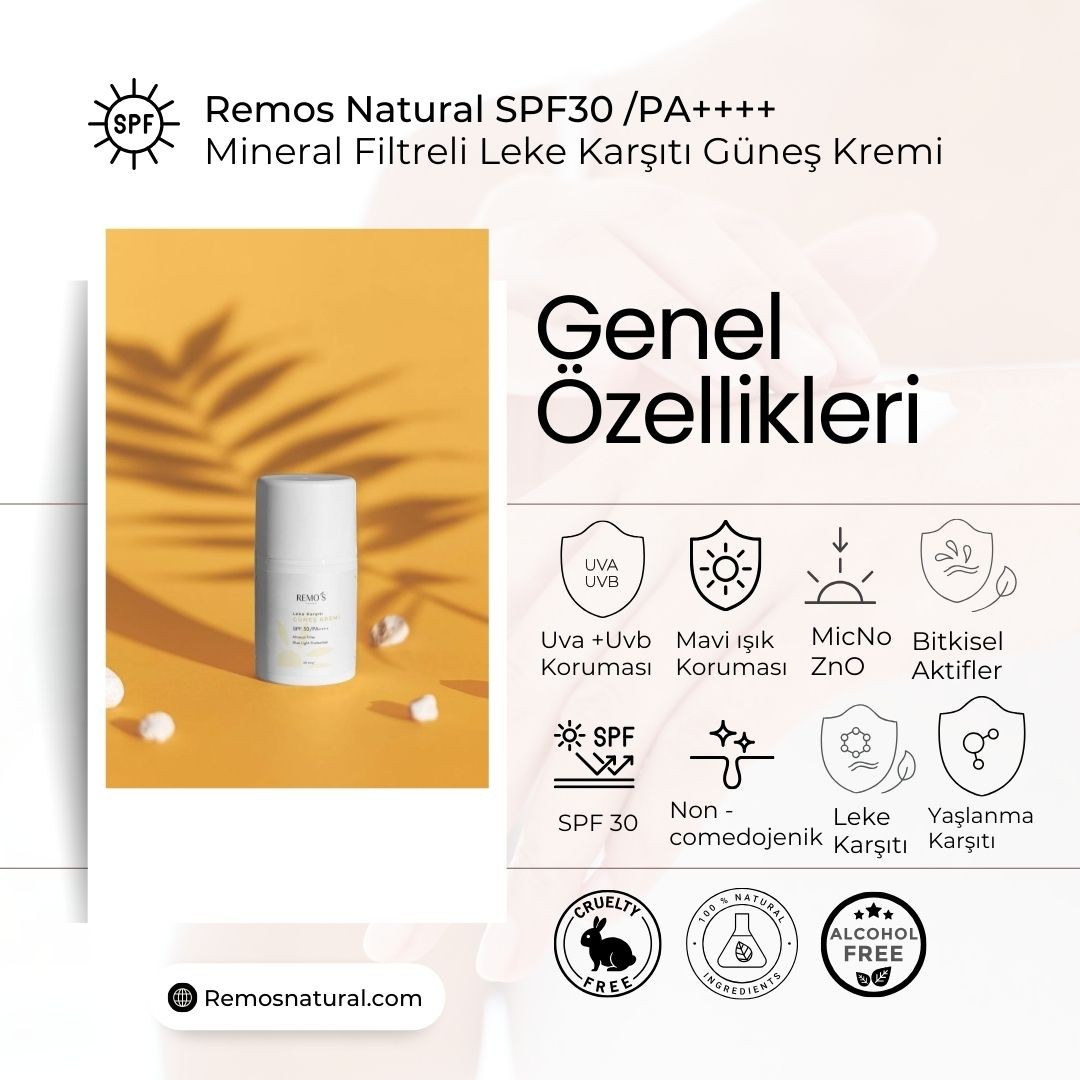 Güneş Kremi Leke Karşıtı 30 SPF 50 ml