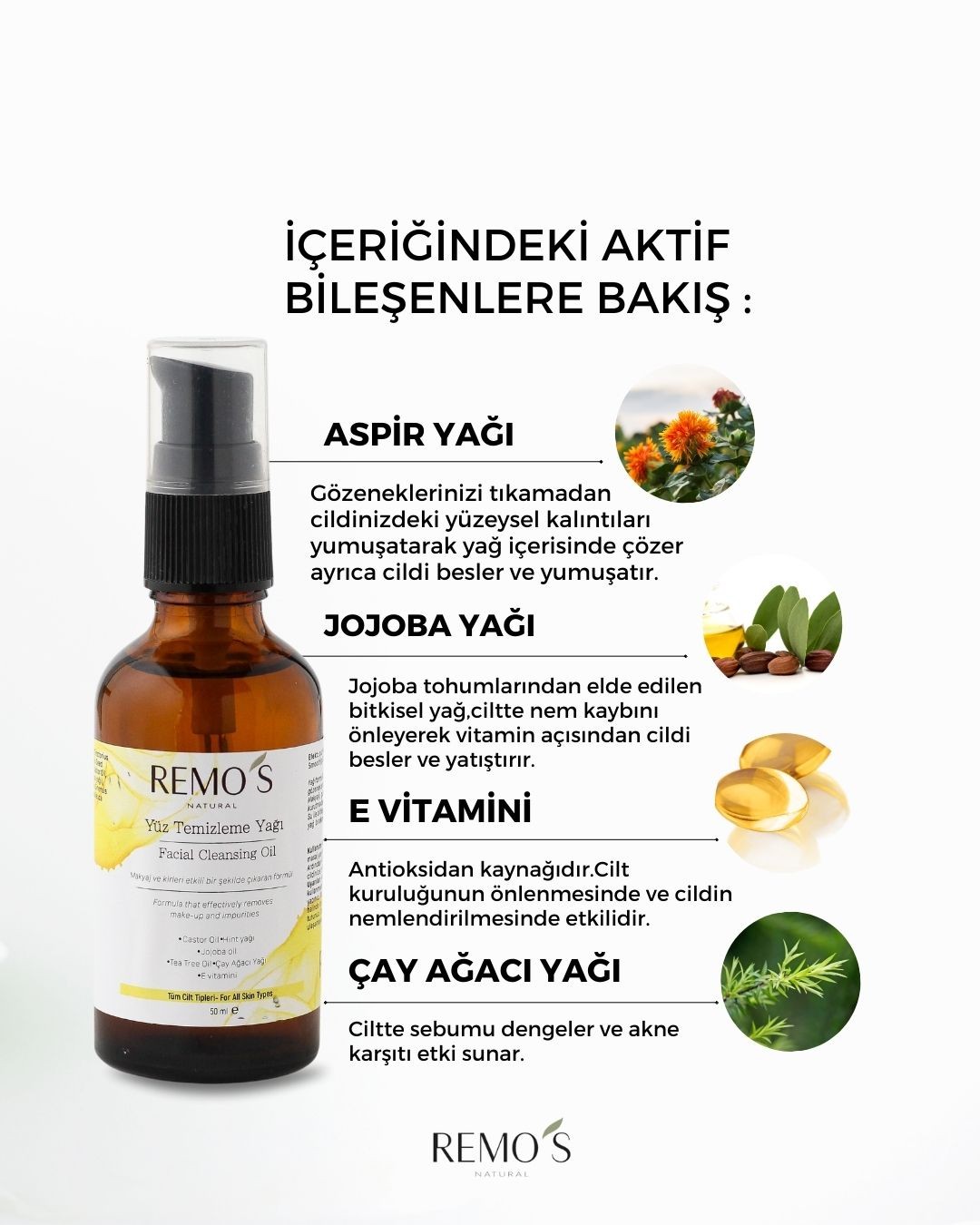 Yüz Temizleme Yağı/ Face Cleasing Oil 50 ml