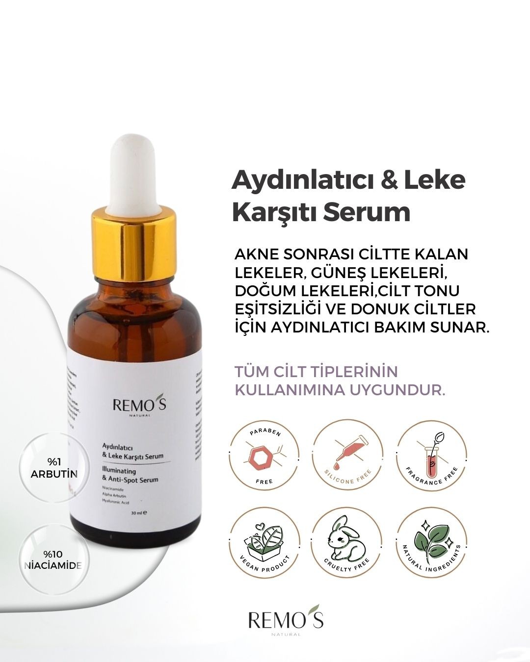 Aydınlatıcı ve Leke Karşıtı Serum / Illuminating & Anti-Spot Serum 30 ml