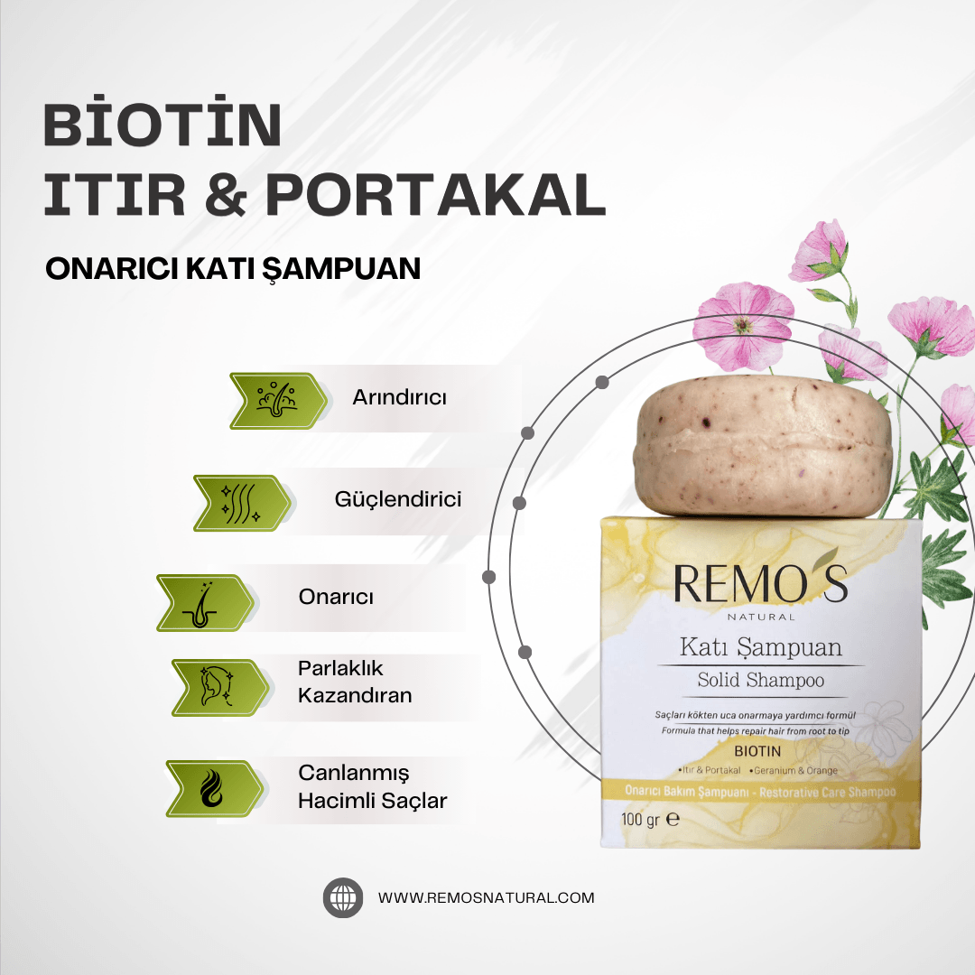 Biotin Onarıcı Bakım Şampuanı Itır&Portakal 100 gr