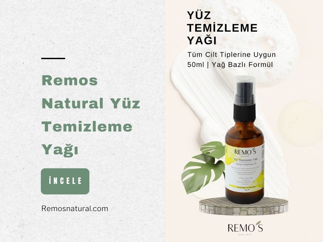 Remos Natural Yüz Temizleme Yağı