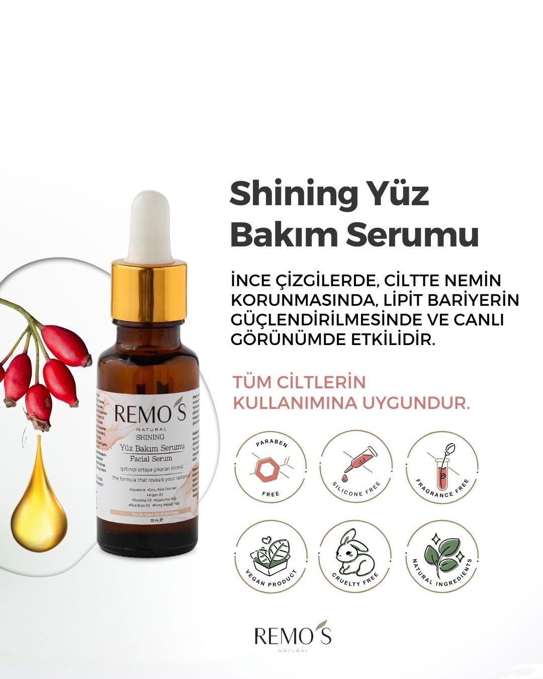 Shining Yüz Bakım Serumu 20 ml