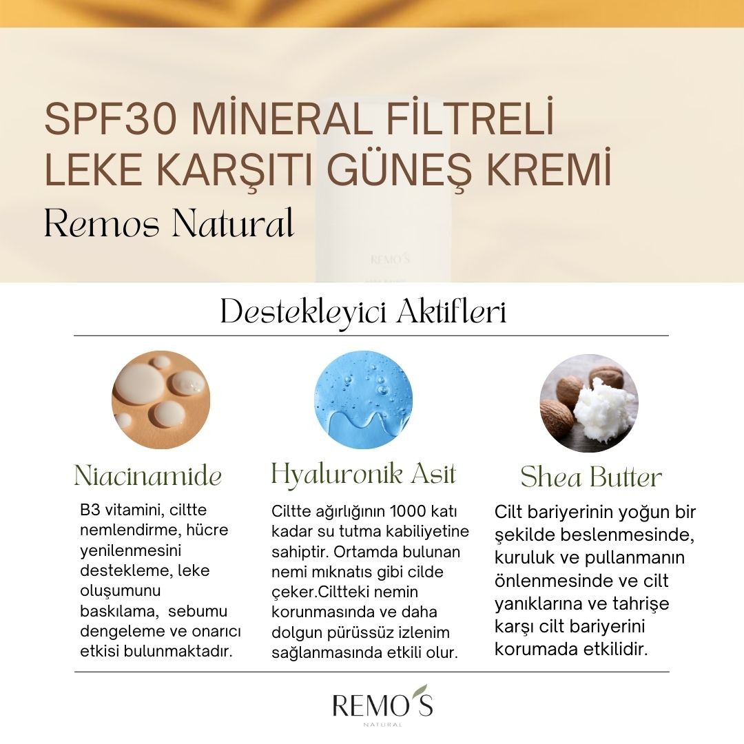 Güneş Kremi Leke Karşıtı 30 SPF 50 ml