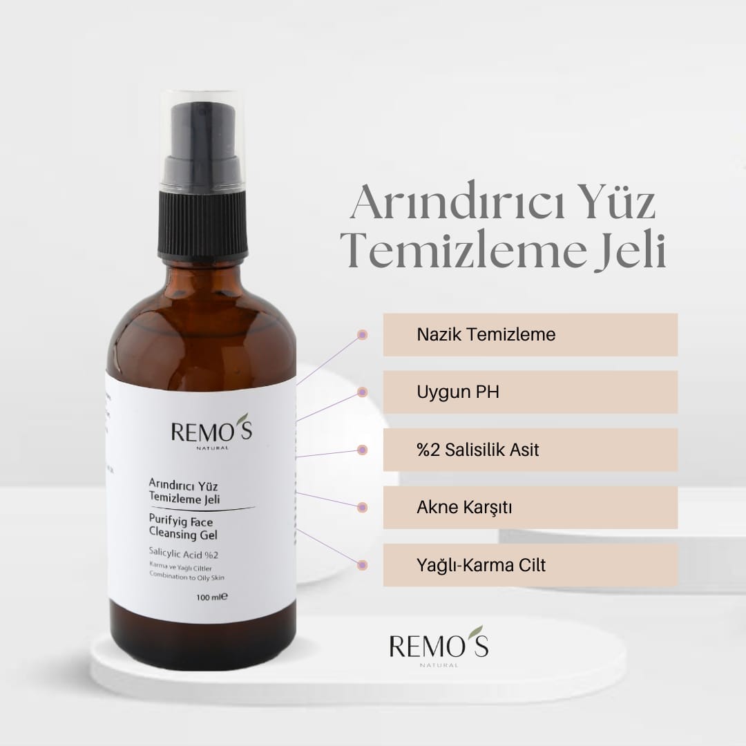 Salisilik Asitli(BHA) Arındırıcı Yüz Temizleme Jeli (%2 Bha) / Purfying Face Cleansing Gel 100 ml