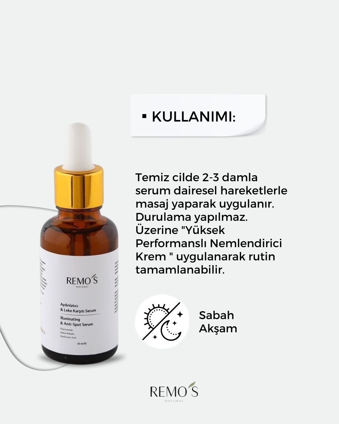 Aydınlatıcı ve Leke Karşıtı Serum / Illuminating & Anti-Spot Serum 30 ml