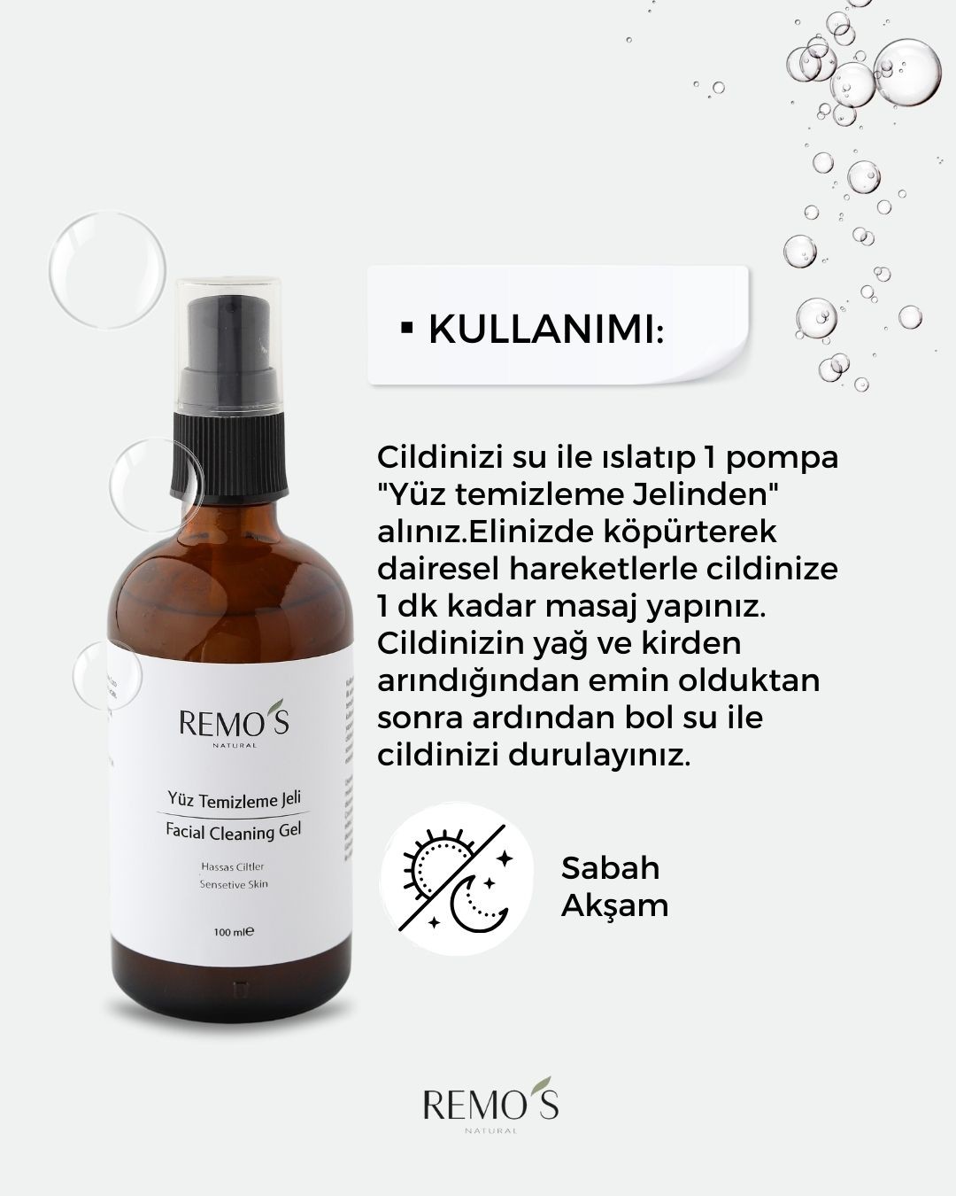 Hassas Ciltler Yüz Temizleme Jeli/ Sensitive Skin Cleansing Gel 100 ml