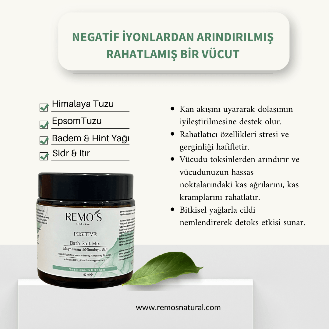 Banyo Tuzu Magnezyum Sülfat&Himalaya Tuzu&Sidr