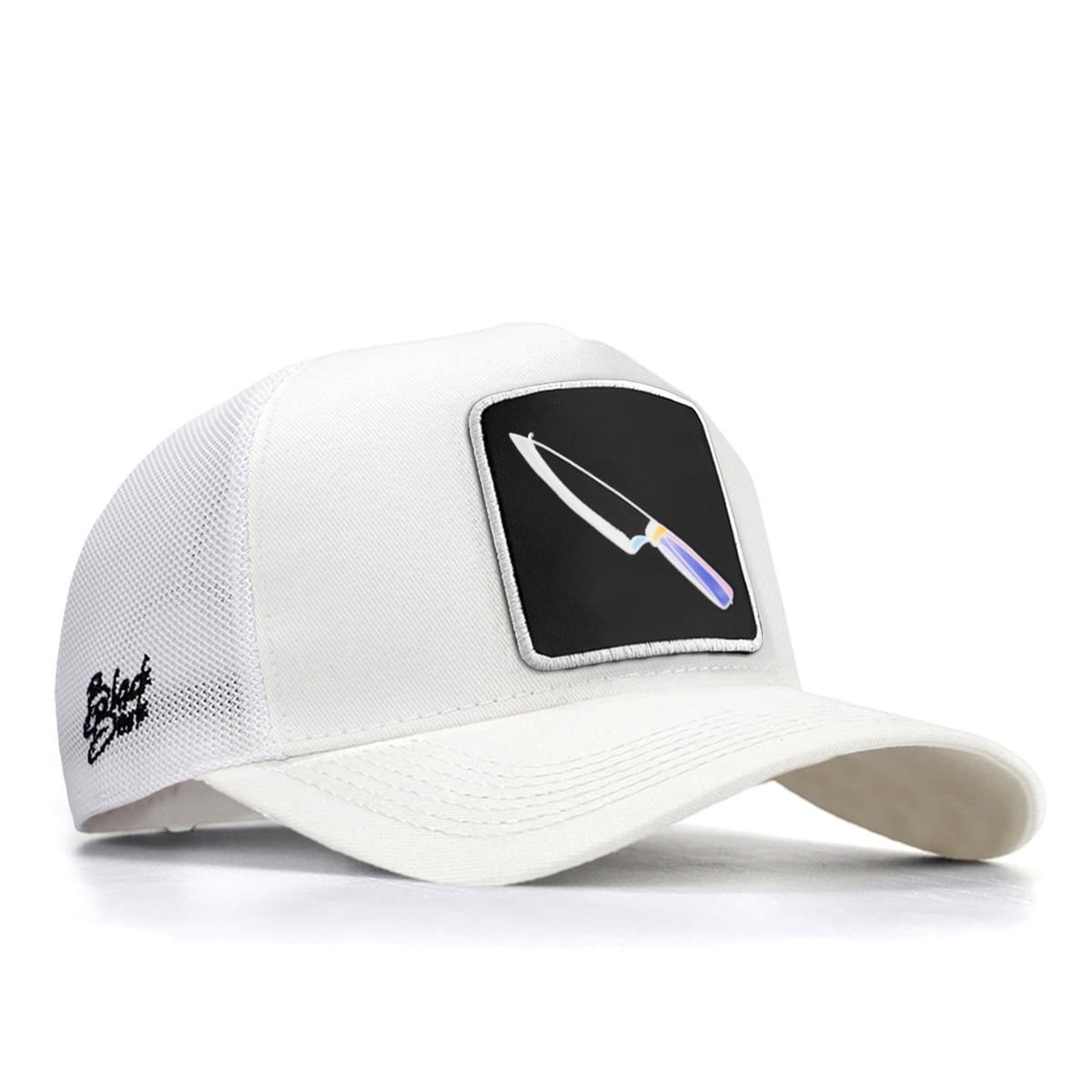 A&O X BlackBörk Trucker V1 21 Kod Logolu Beyaz Şapka