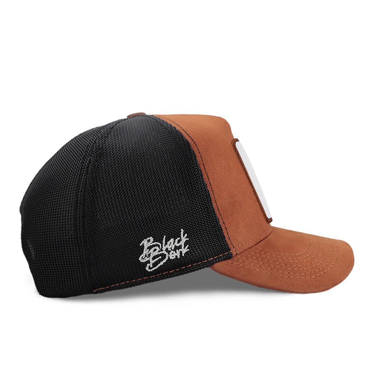 A&O X BlackBörk Trucker V1 14 Kod Logolu Camel-Siyah Şapka